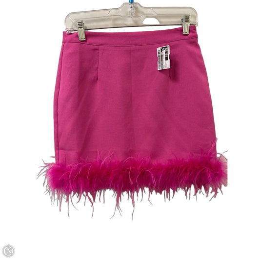 Skirt Mini & Short By Main Strip In Pink, Size: 4