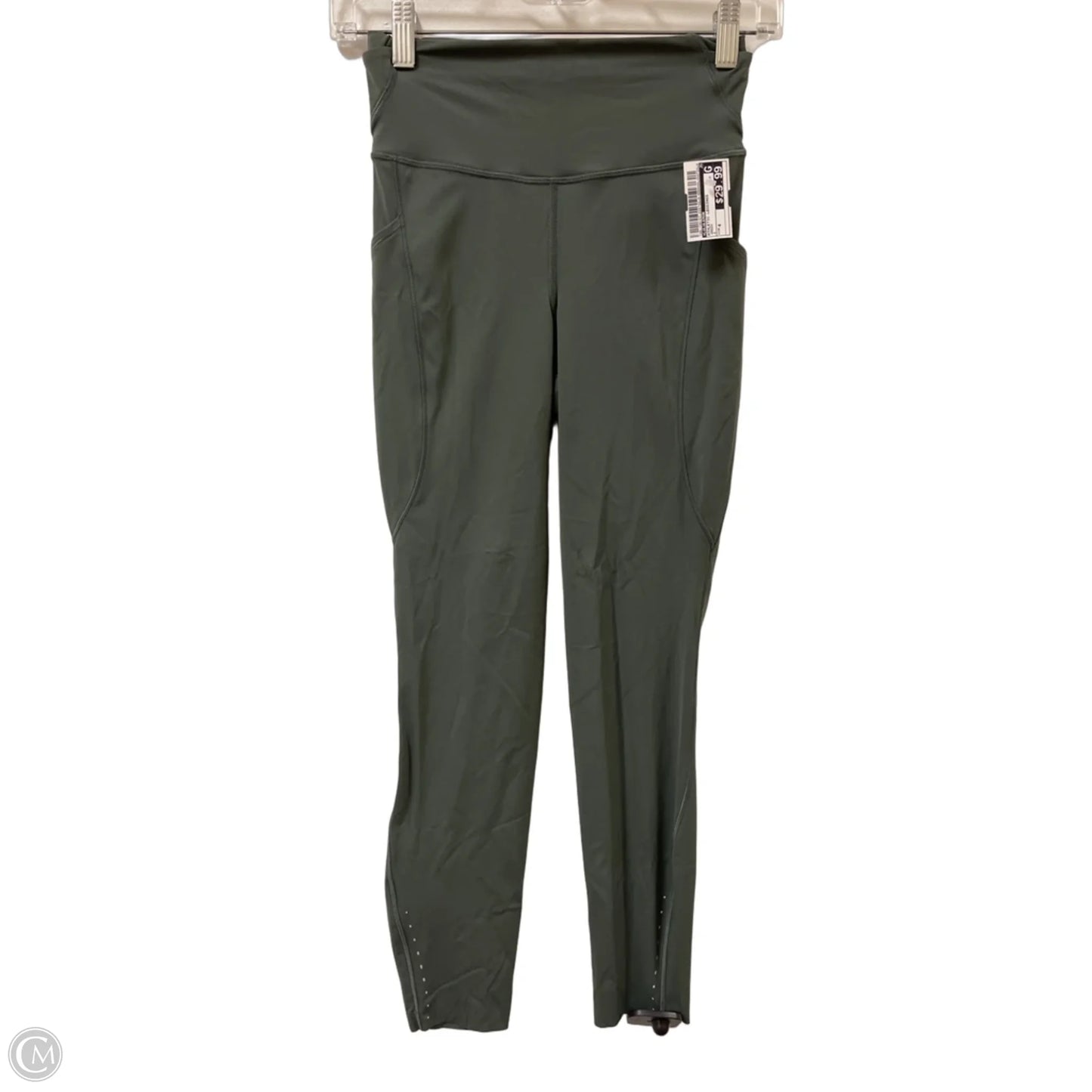 Athletic Leggings By Lululemon In Green, Size: 4