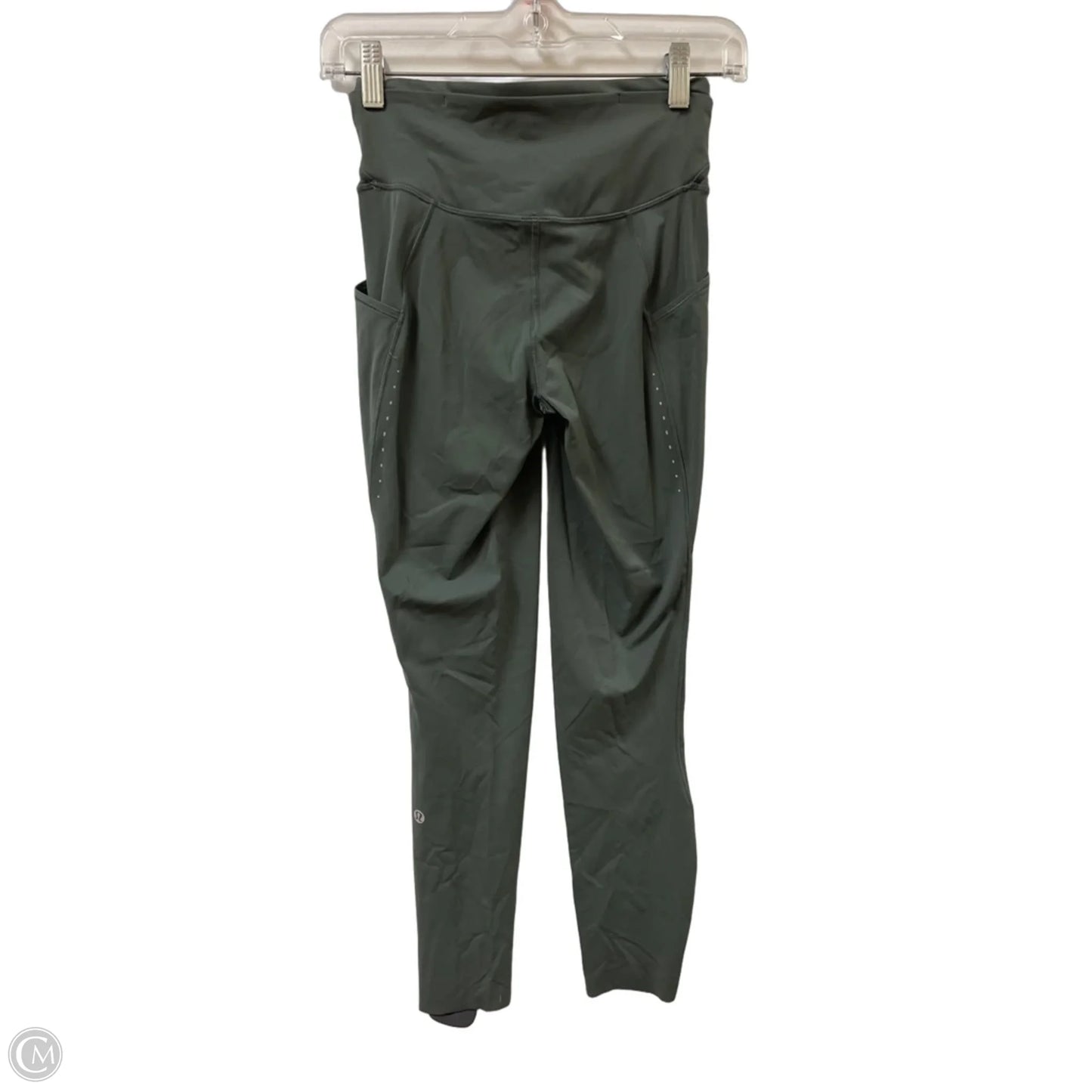 Athletic Leggings By Lululemon In Green, Size: 4