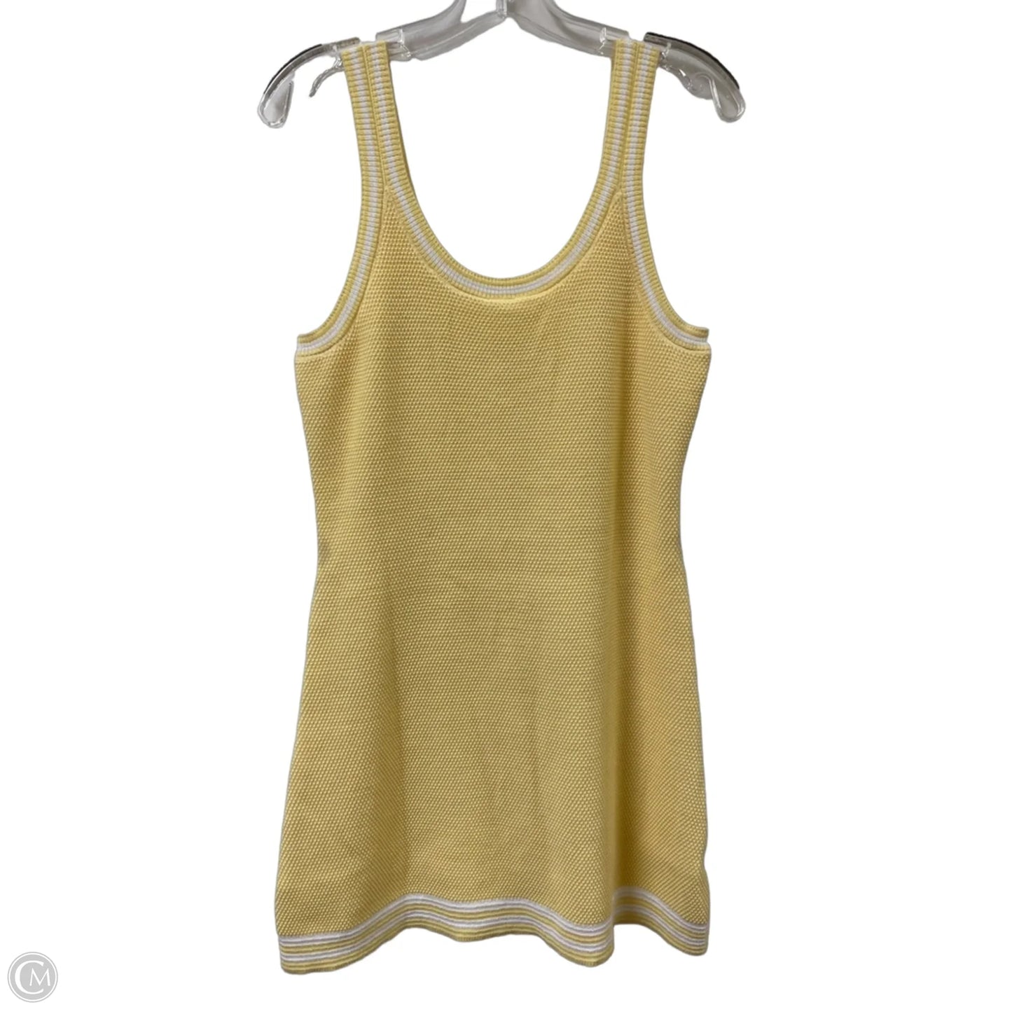Dress Casual Midi By Clothes Mentor In Yellow, Size: L