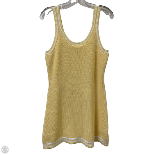 Dress Casual Midi By Clothes Mentor In Yellow, Size: L