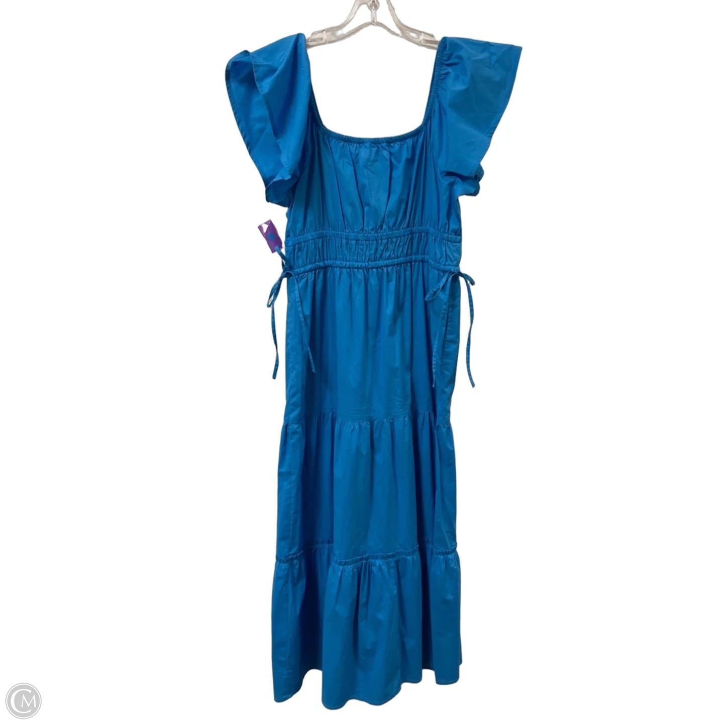 Dress Casual Maxi By Time And Tru In Blue, Size: M