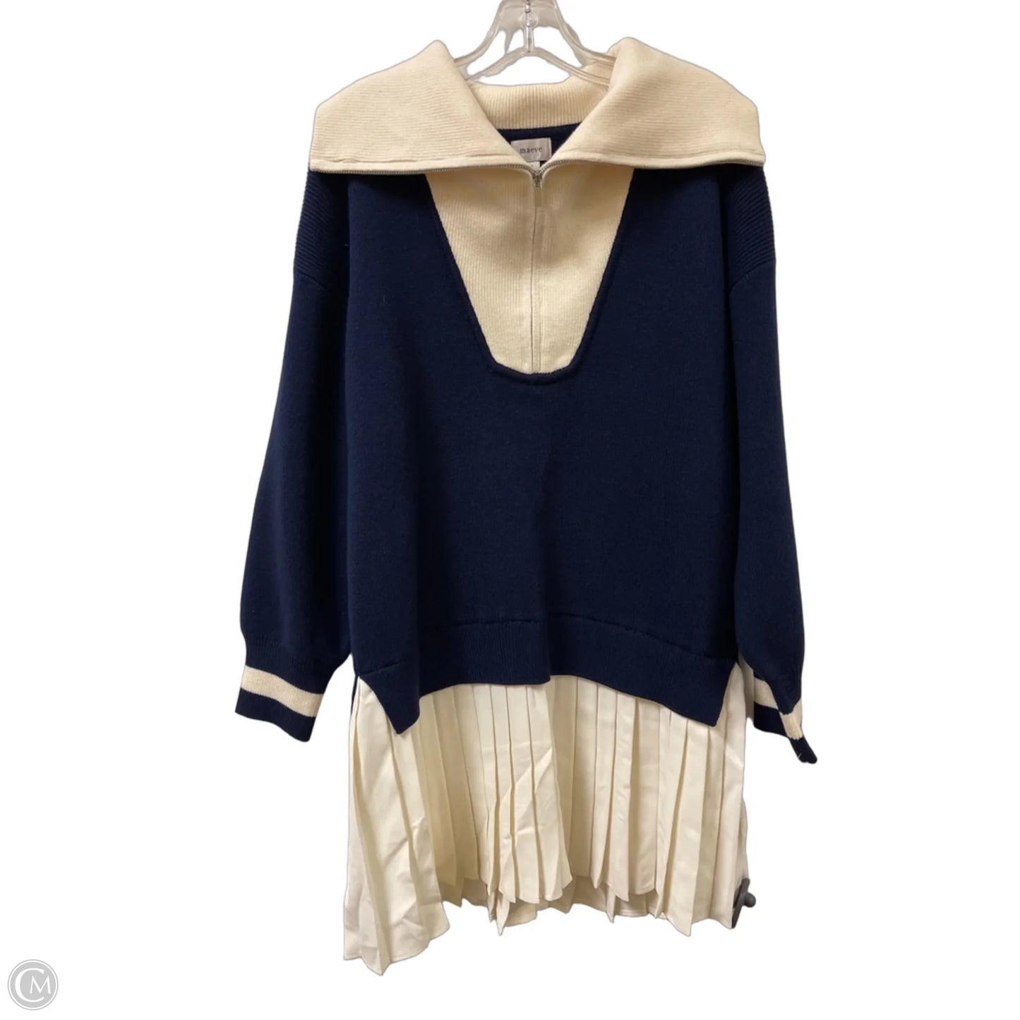 Dress Casual Midi By Maeve In Blue, Size: M