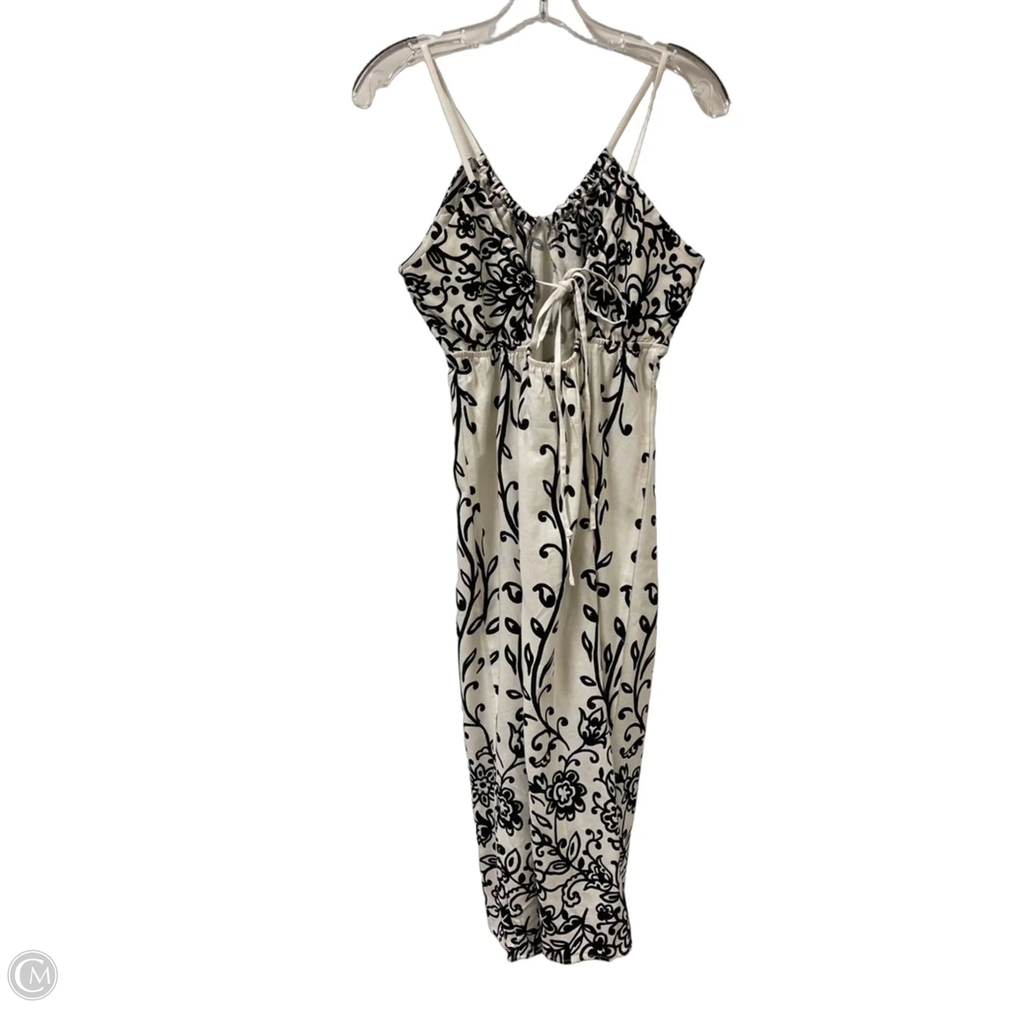 Dress Casual Maxi By Monteau In Black & Cream, Size: Osfm
