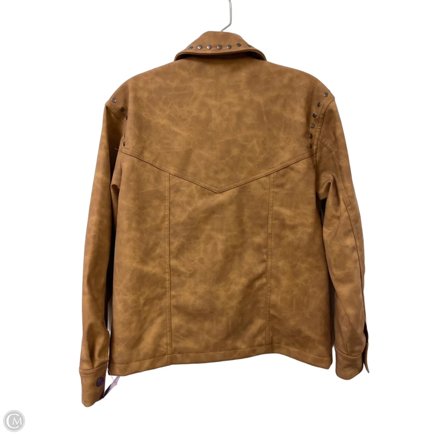 Jacket Moto By Wild Fable In Brown, Size: Xs