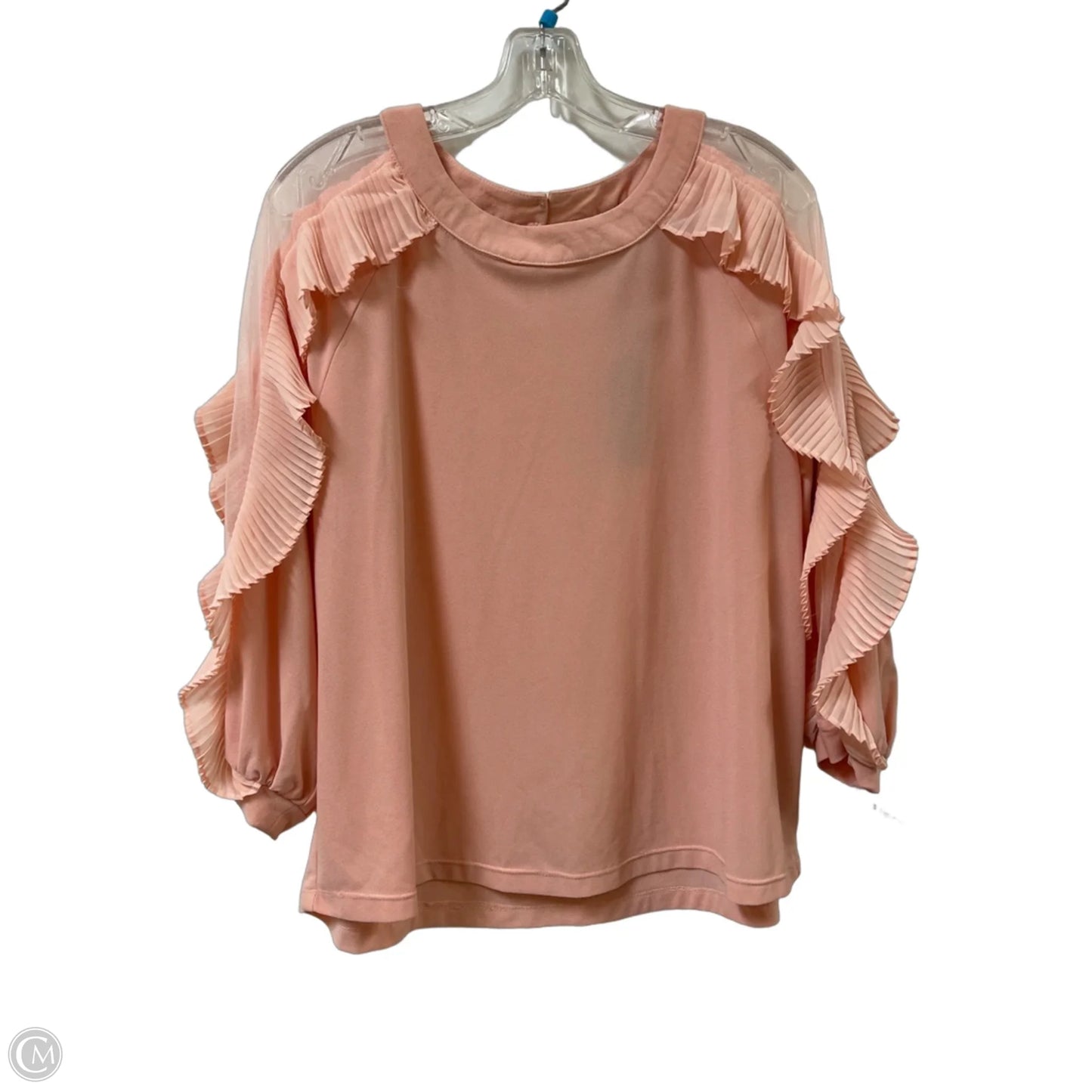 Top Long Sleeve By Alice Blue In Pink, Size: Xl