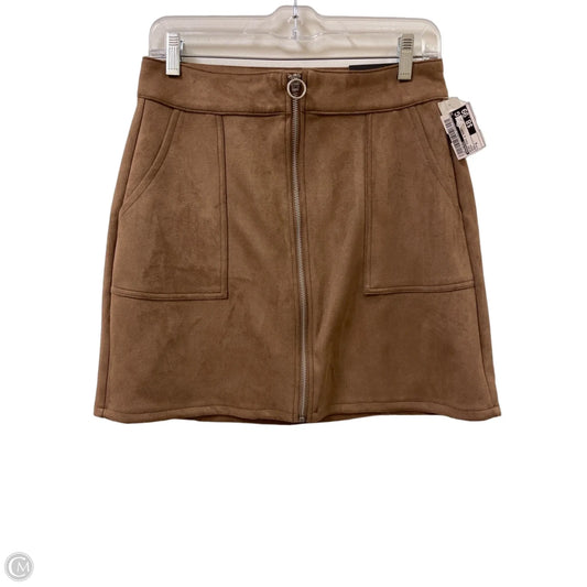 Skirt Mini & Short By Maurices In Brown, Size: 8