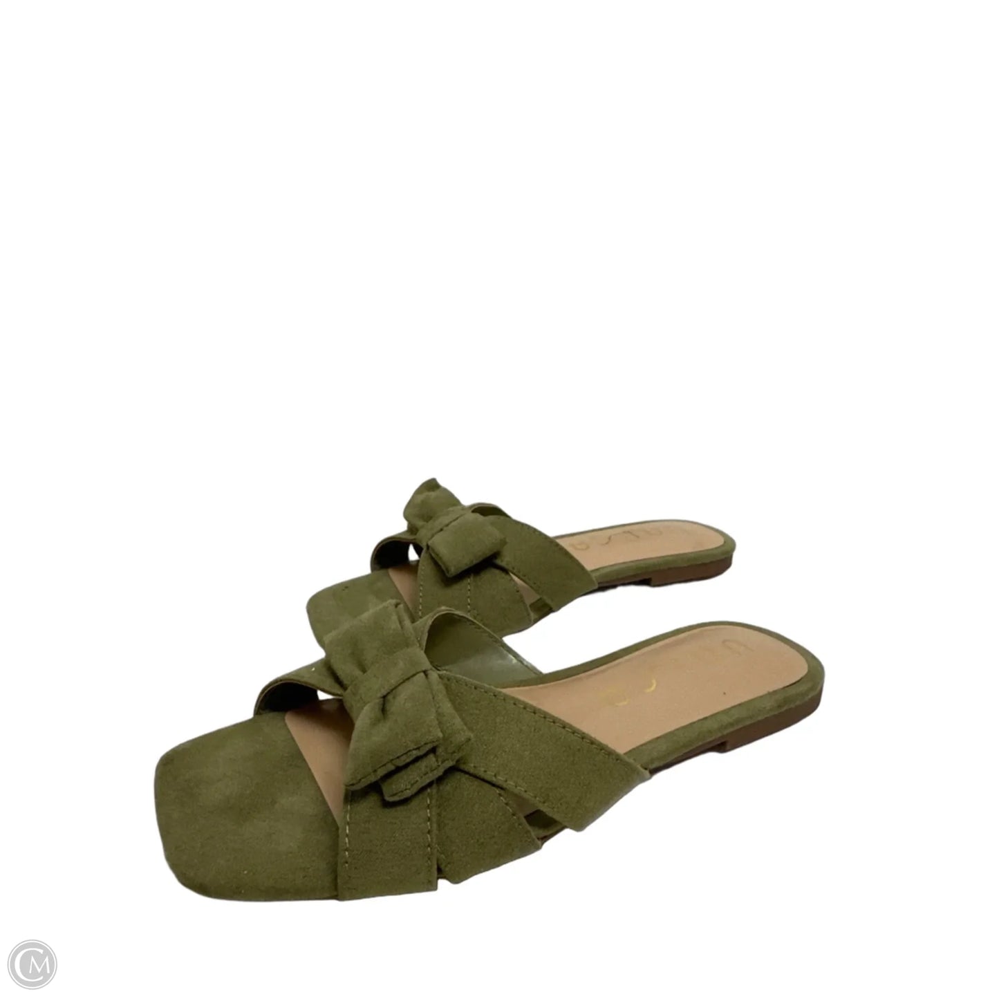Sandals Flats By Unisa In Green, Size: 6
