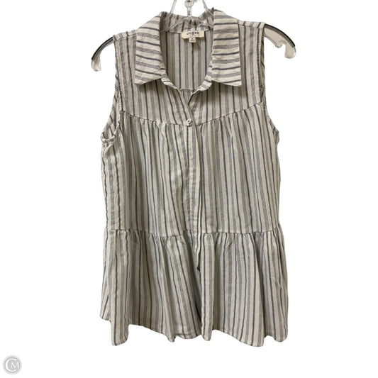 Tunic Sleeveless By Umgee In Navy, Size: M