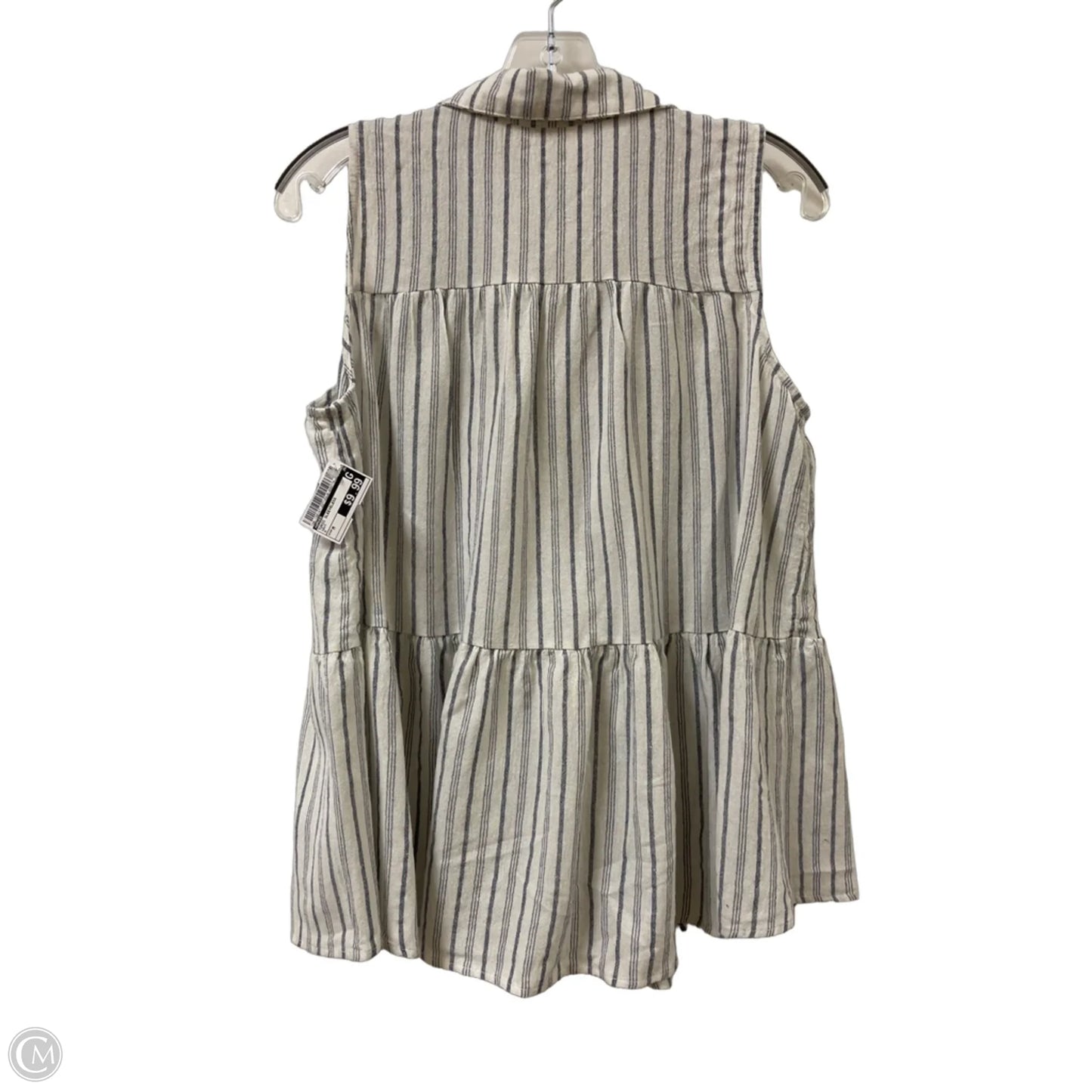Tunic Sleeveless By Umgee In Navy, Size: M