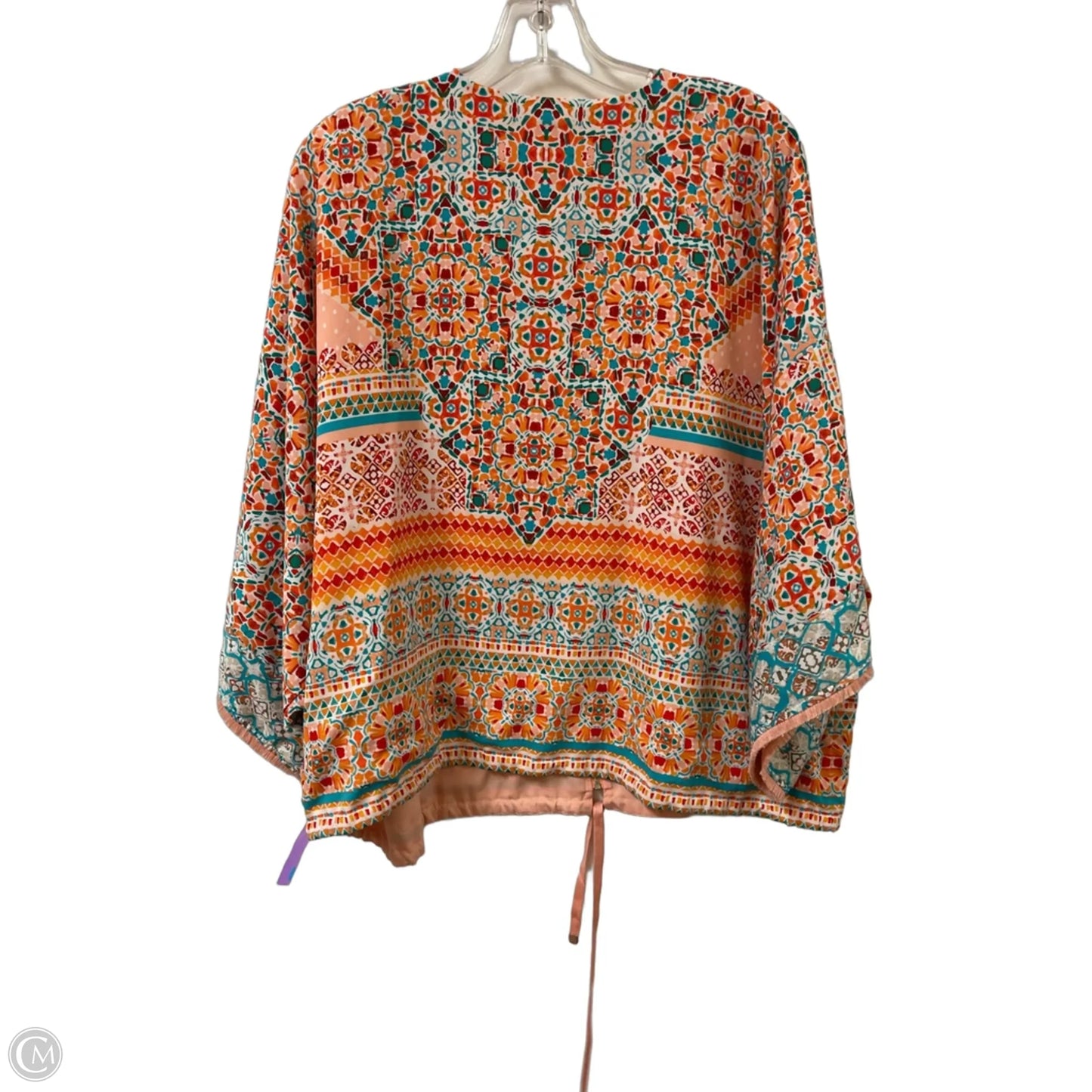Jacket Other By Chicos In Orange, Size: Xl