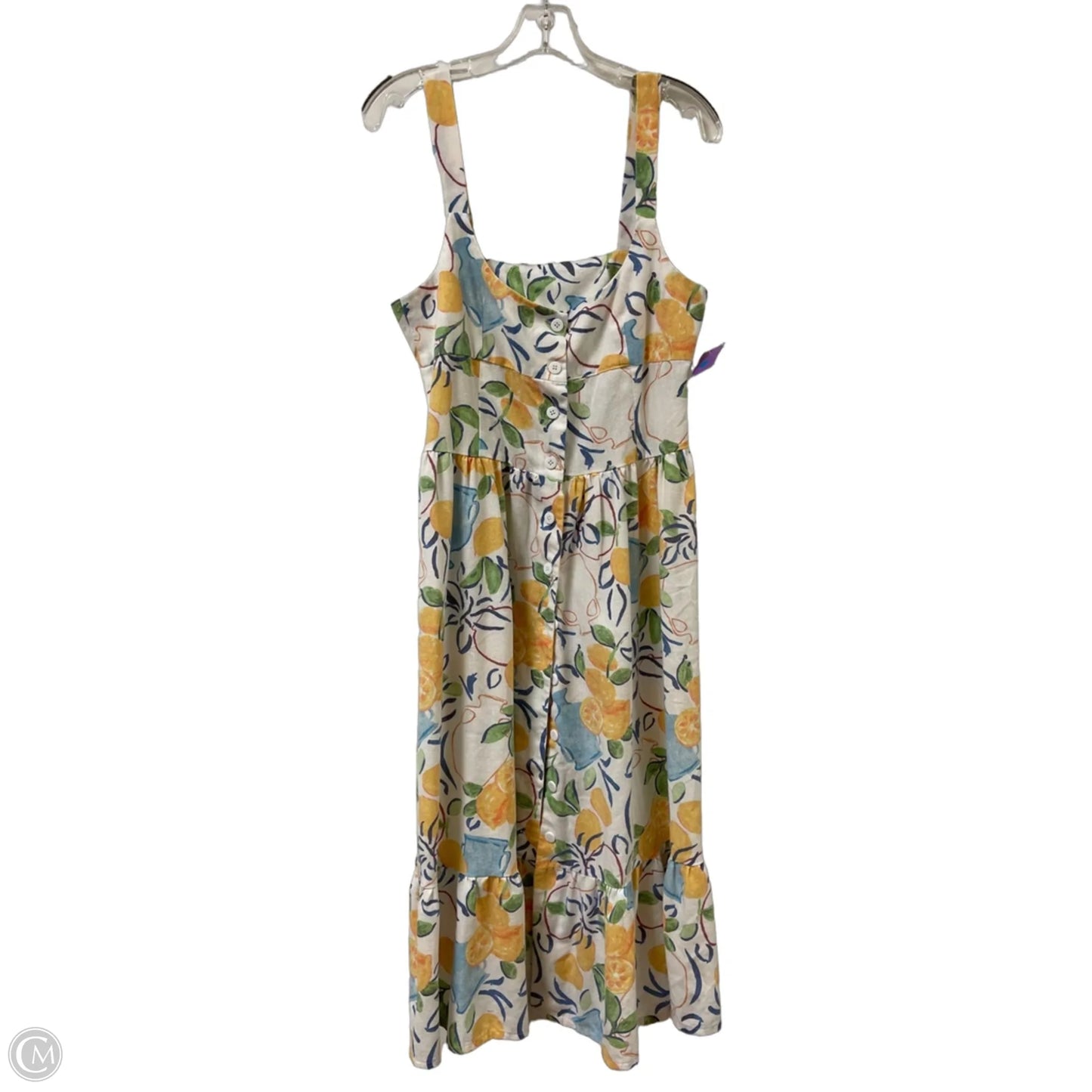 Dress Casual Maxi By Clothes Mentor In Yellow, Size: L