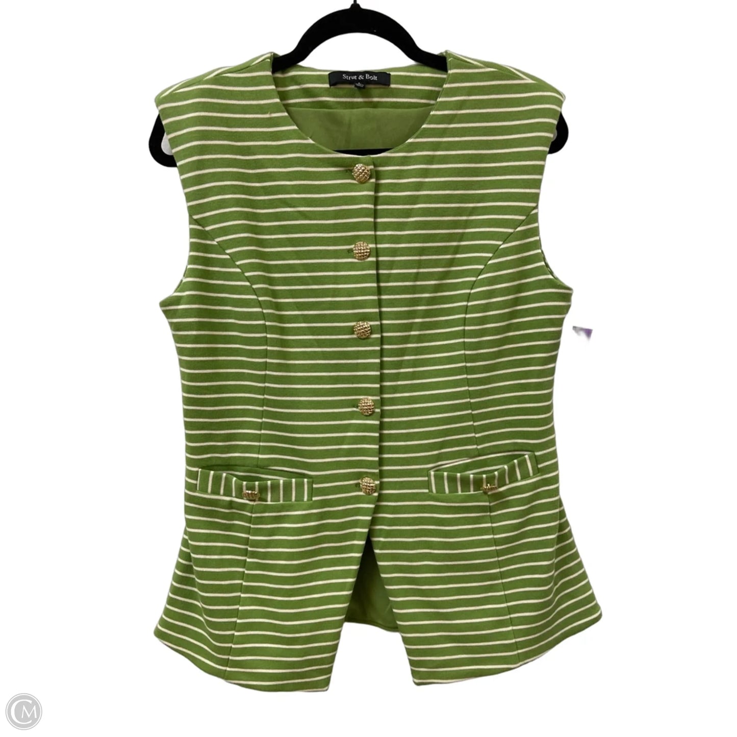 Vest Other By Strut & Bolt In Green, Size: L