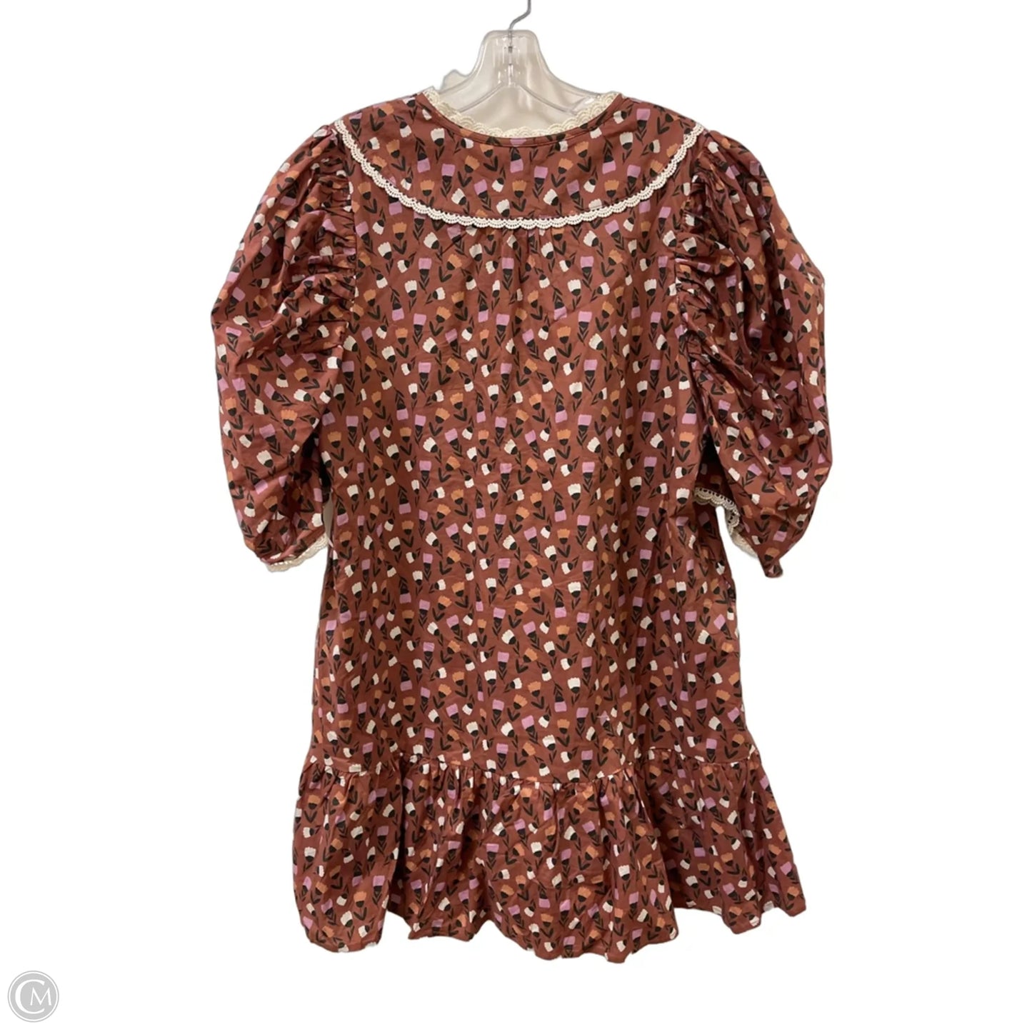 Dress Casual Midi By Entro In Brown, Size: L