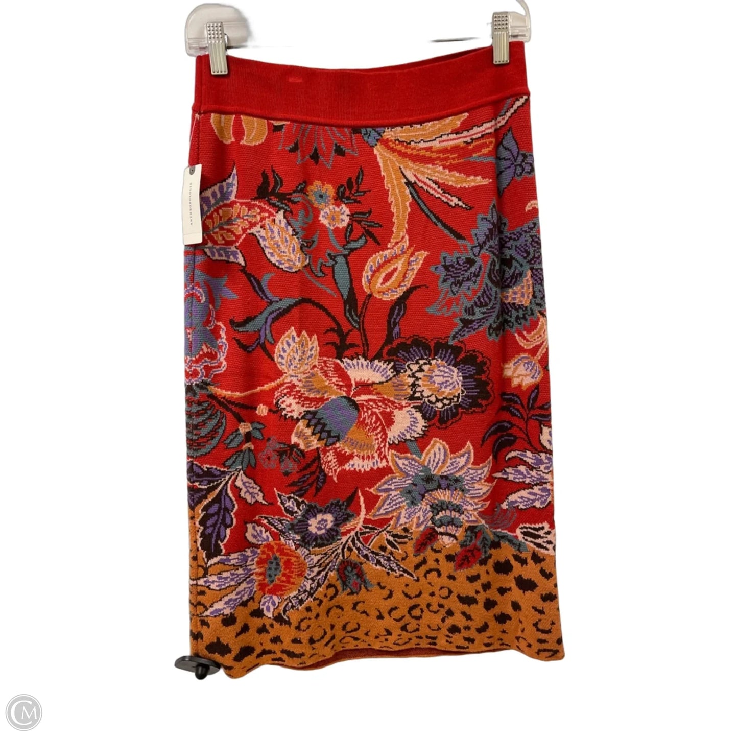 Skirt Midi By Maeve In Red, Size: 10