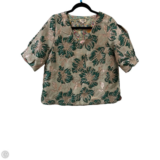Top Short Sleeve By Umgee In Green, Size: L