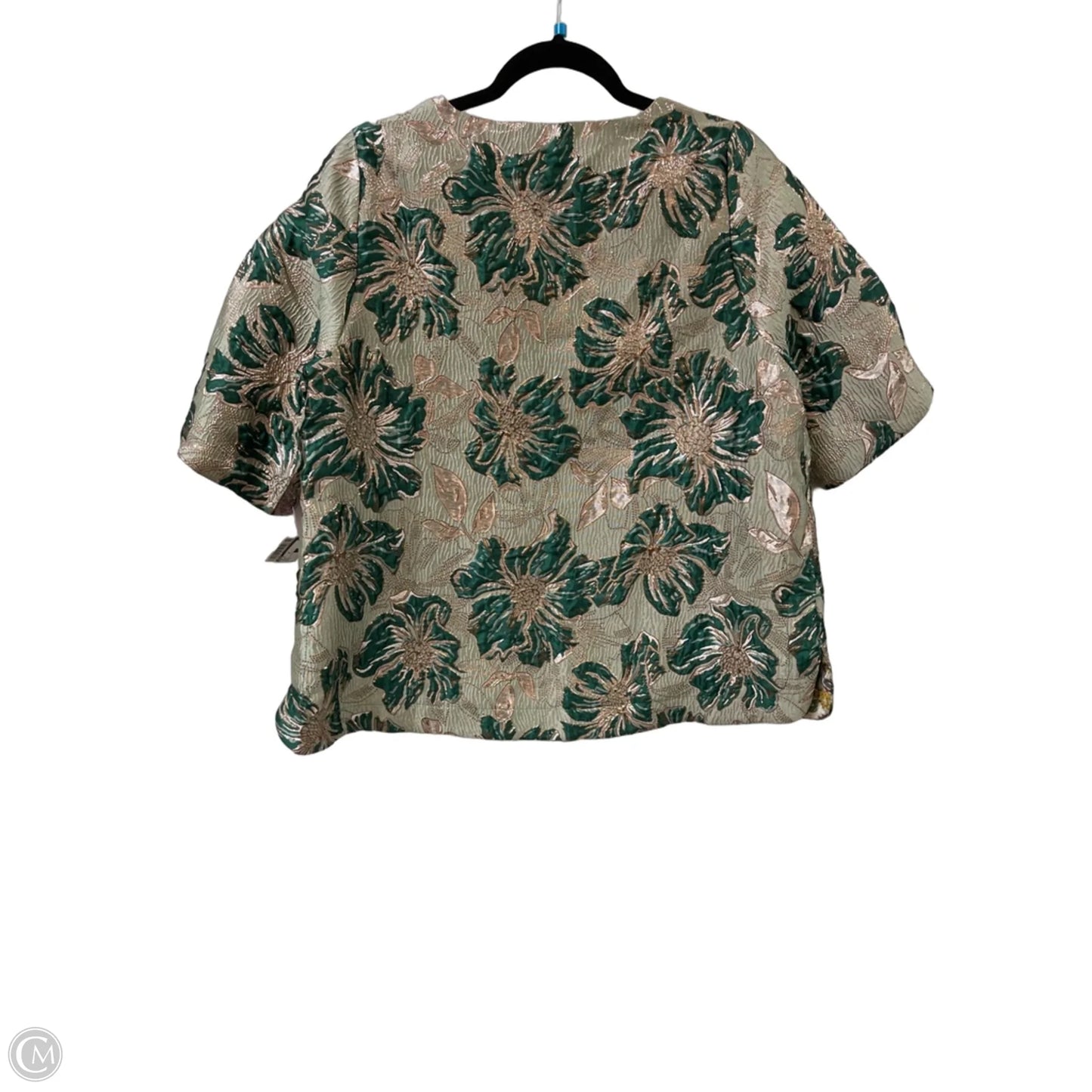 Top Short Sleeve By Umgee In Green, Size: L