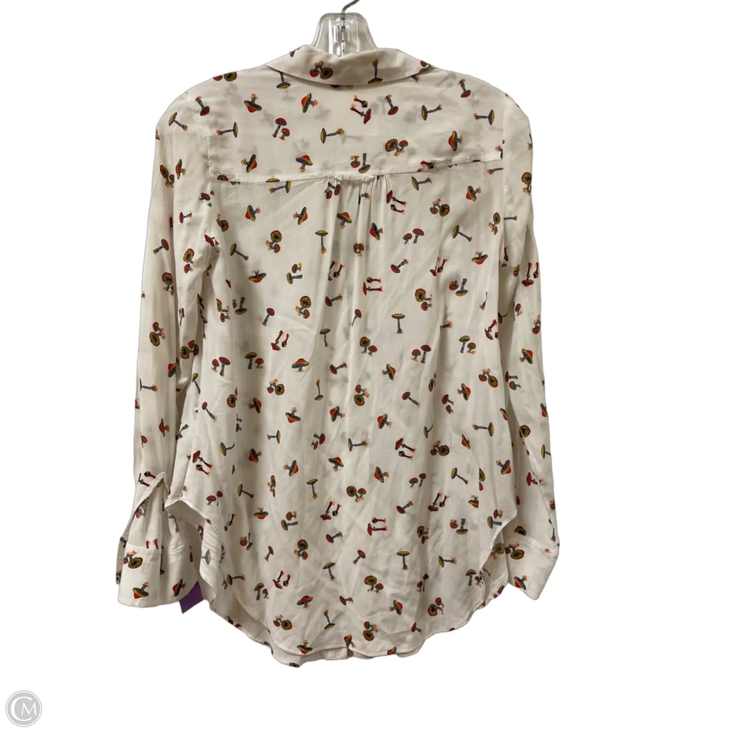 Blouse Long Sleeve By Maeve In White, Size: Xs