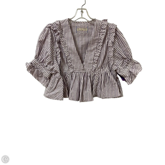 Top Short Sleeve By We The Free In Blue, Size: Xs