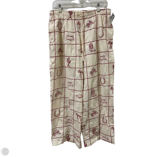 Pants Wide Leg By Ee Some In Cream, Size: M