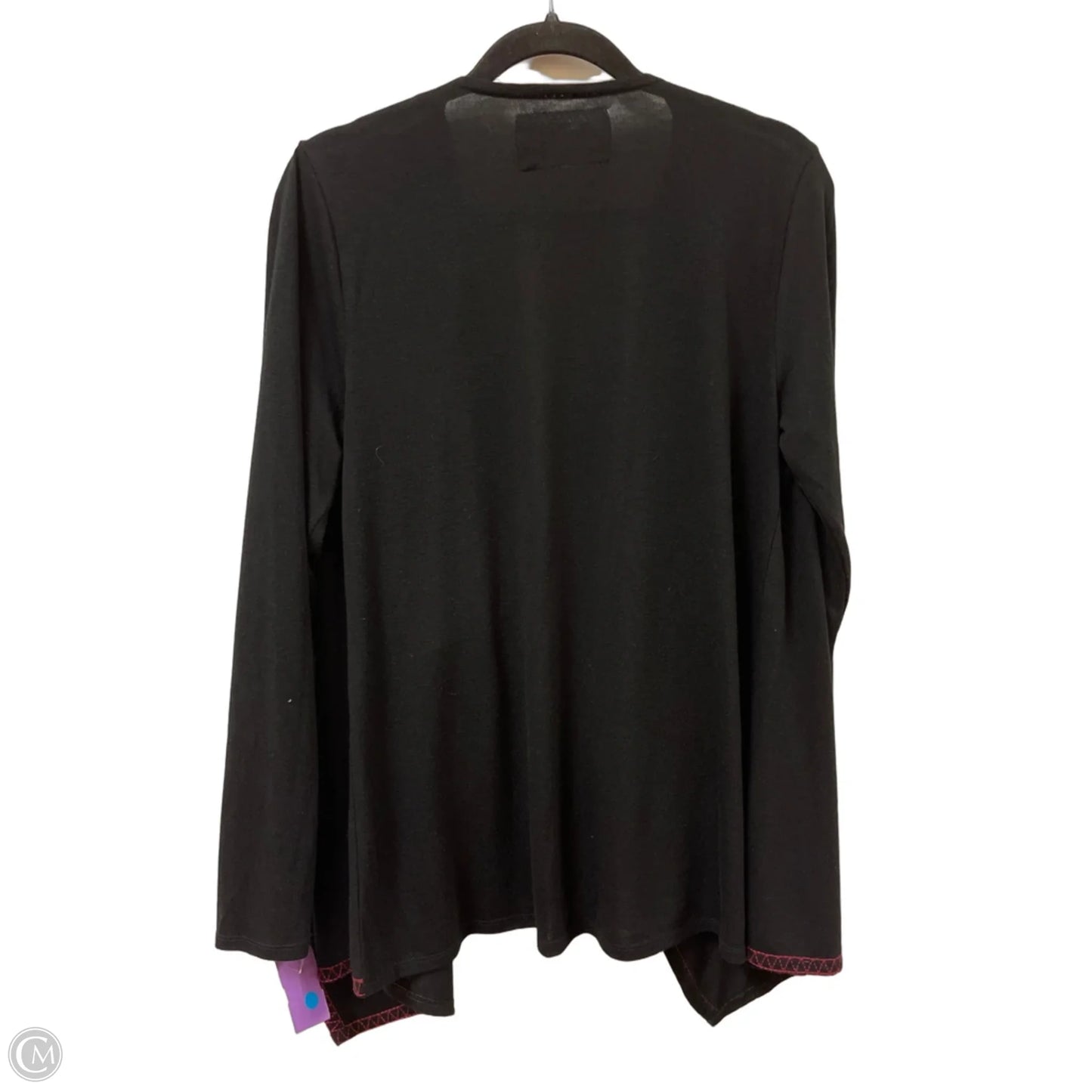 Sweater Cardigan Designer By Neiman Marcus In Black, Size: L