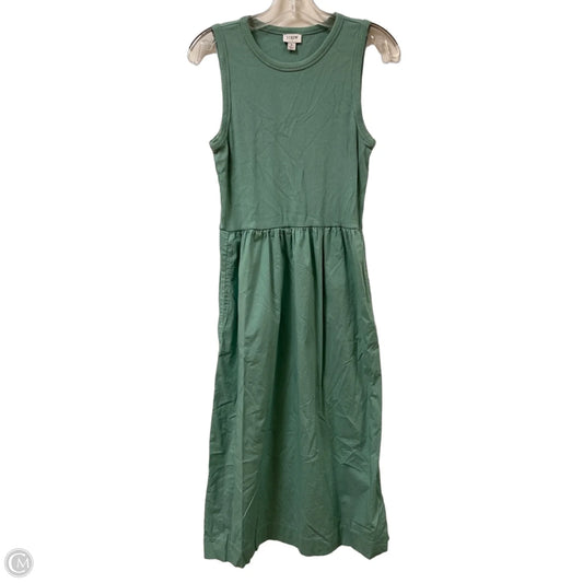 Dress Casual Maxi By J. Crew In Green, Size: S