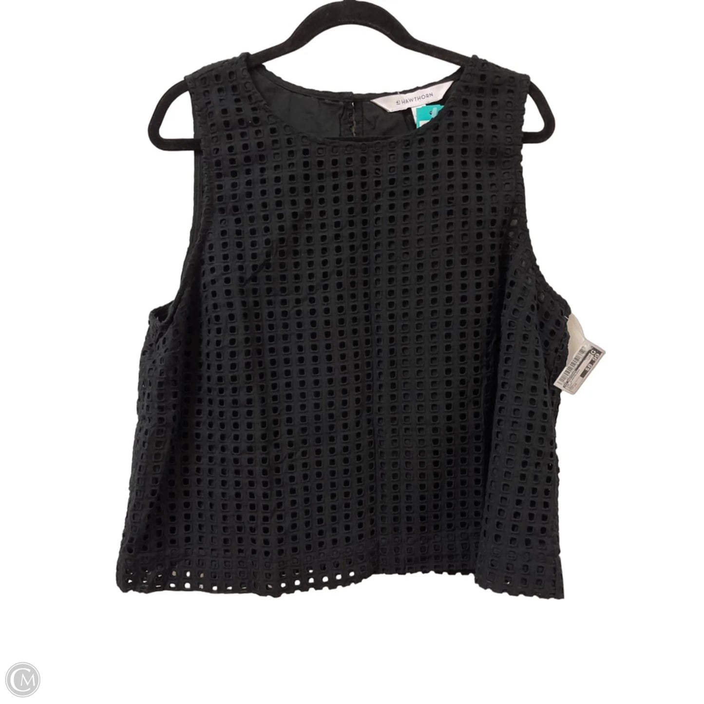 Top Sleeveless By 41 Hawthorn In Black, Size: 1x