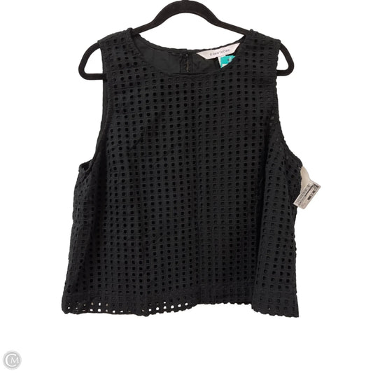Top Sleeveless By 41 Hawthorn In Black, Size: 1x
