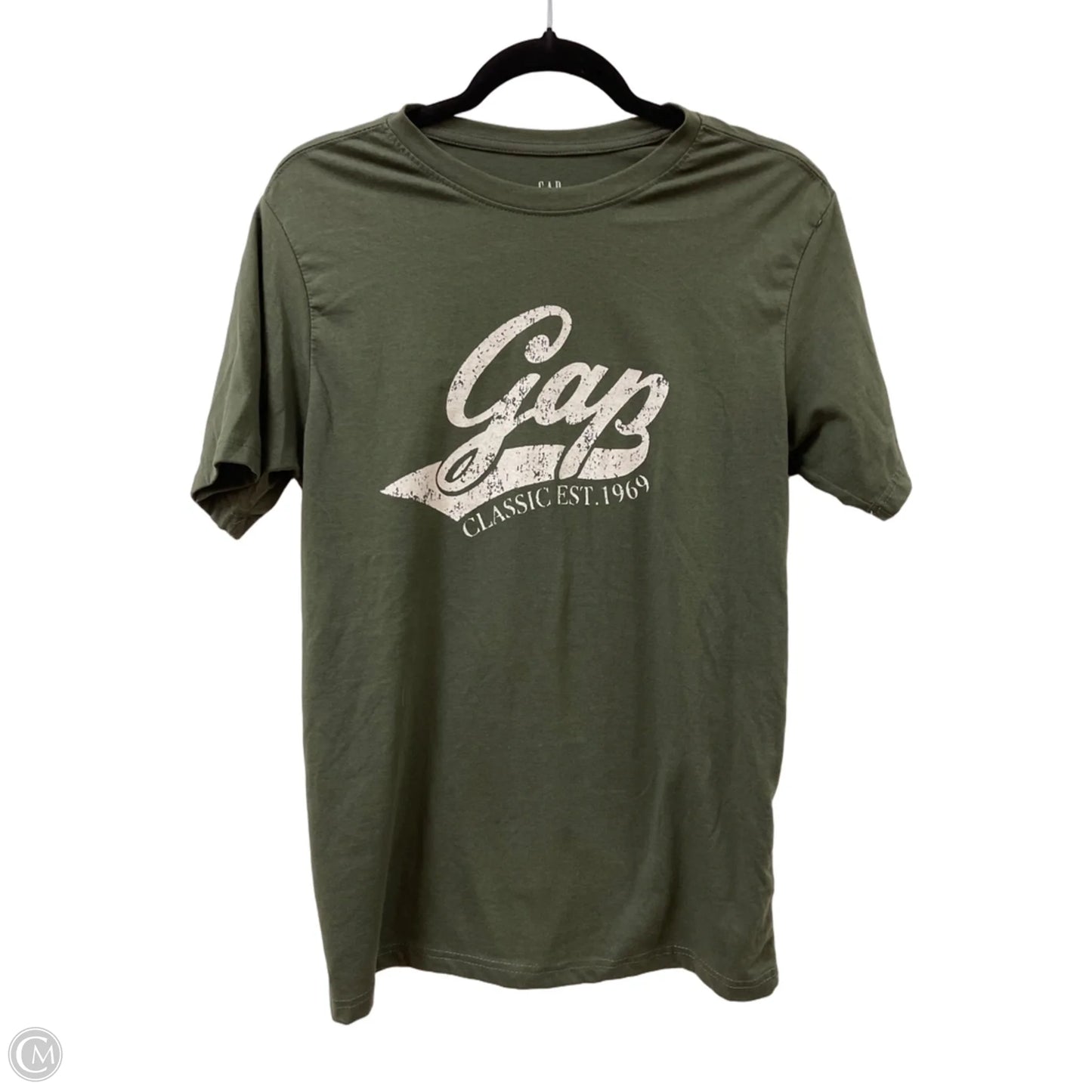 Top Short Sleeve By Gap In Green, Size: S