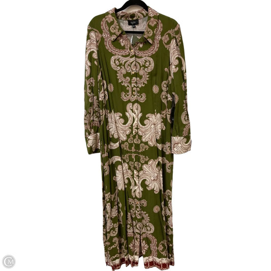 Dress Casual Maxi By Msk In Green, Size: Xl