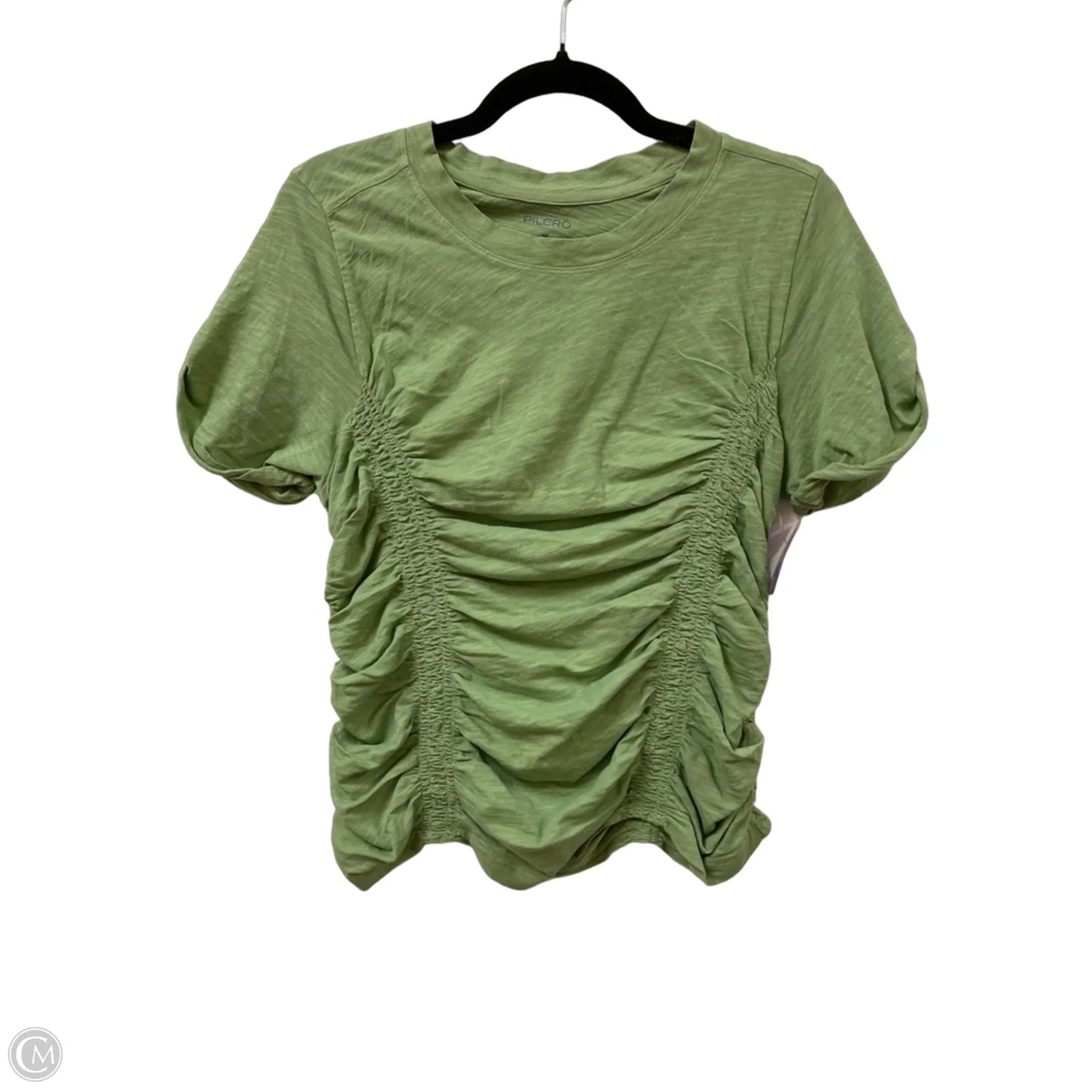 Top Short Sleeve By Pilcro In Green, Size: M