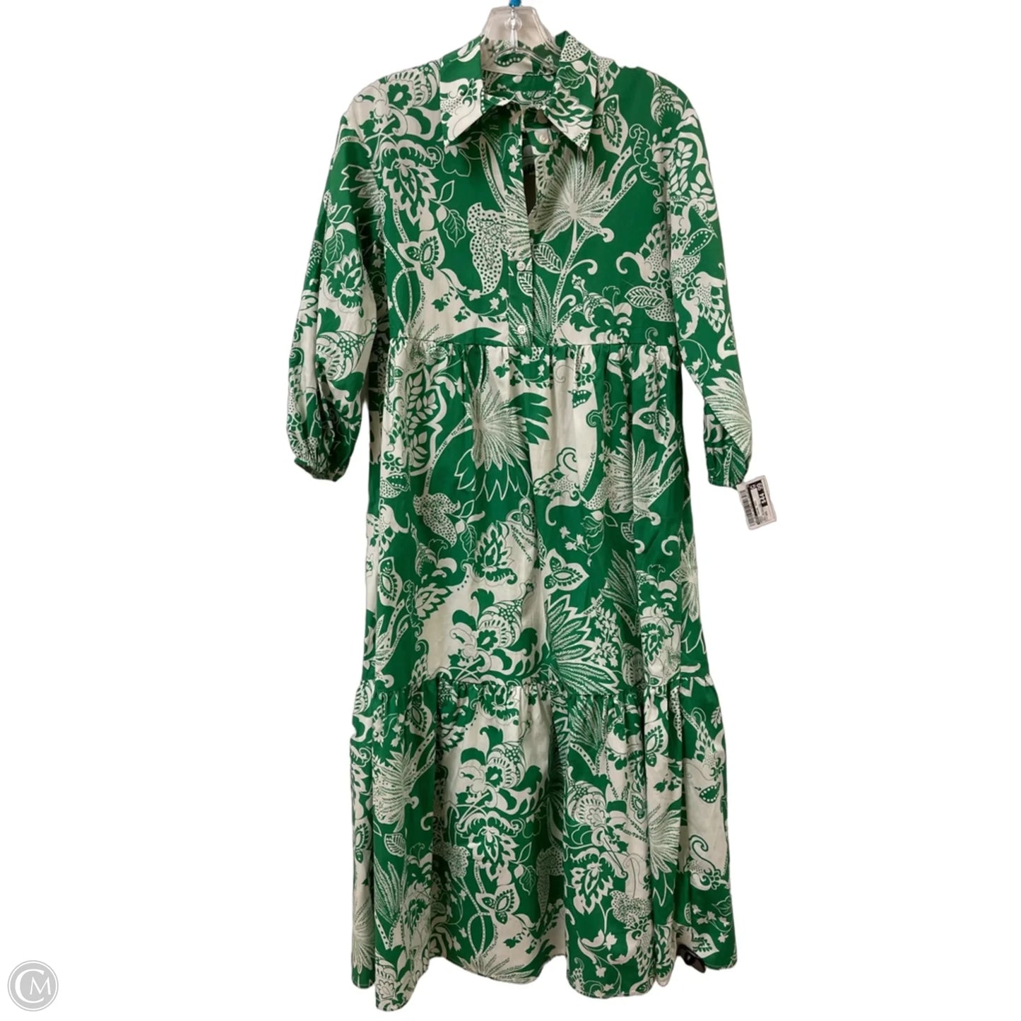 Dress Casual Maxi By Maeve In Green, Size: Xxs