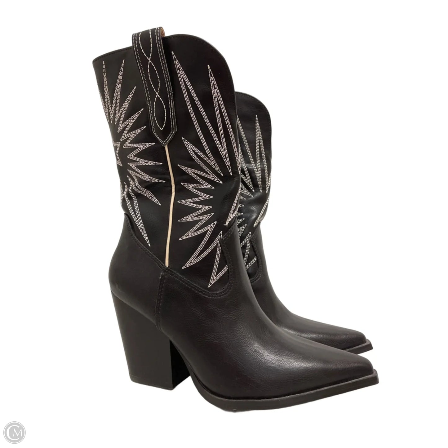Boots Western By Oasis Society In Black, Size: 6.5
