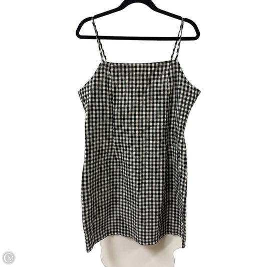 Dress Casual Short By Clothes Mentor In Black & Cream, Size: Xl
