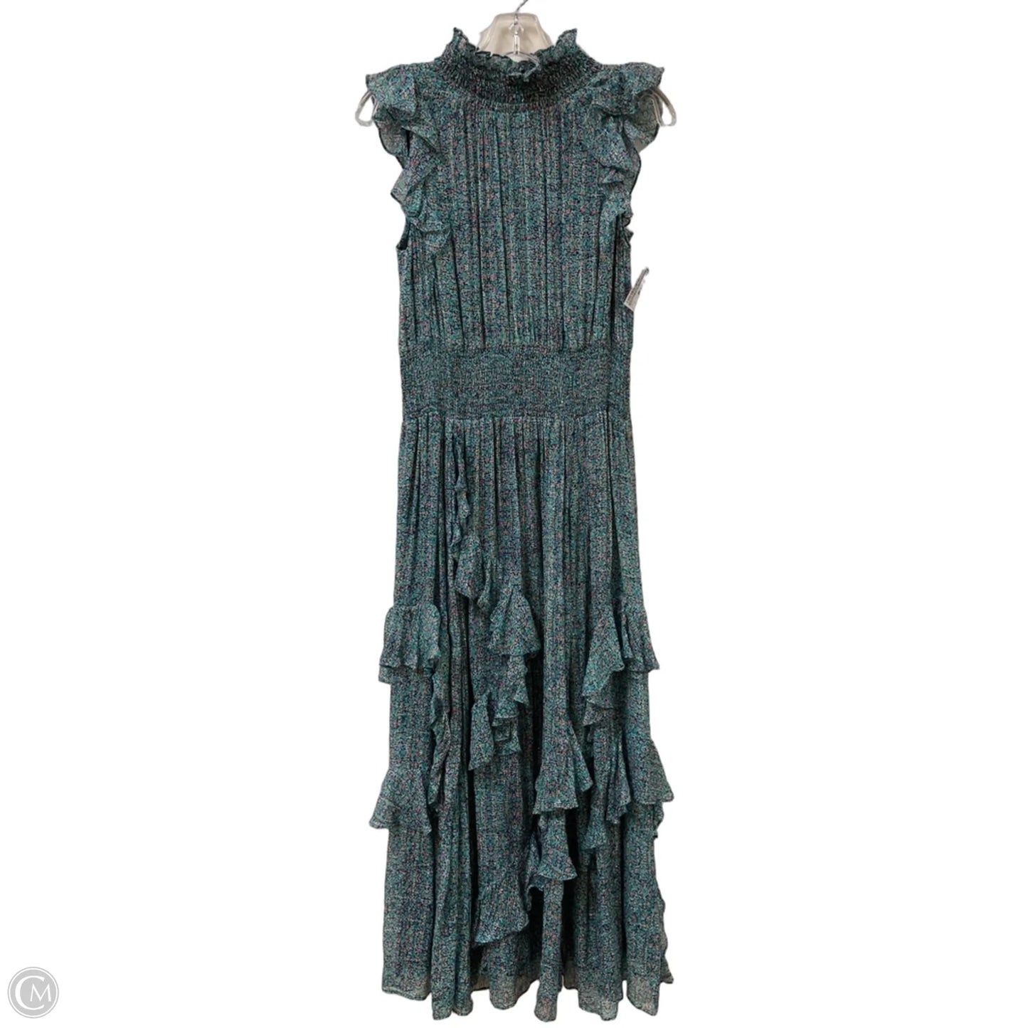 Dress Casual Maxi By Rebecca Taylor In Blue, Size: M
