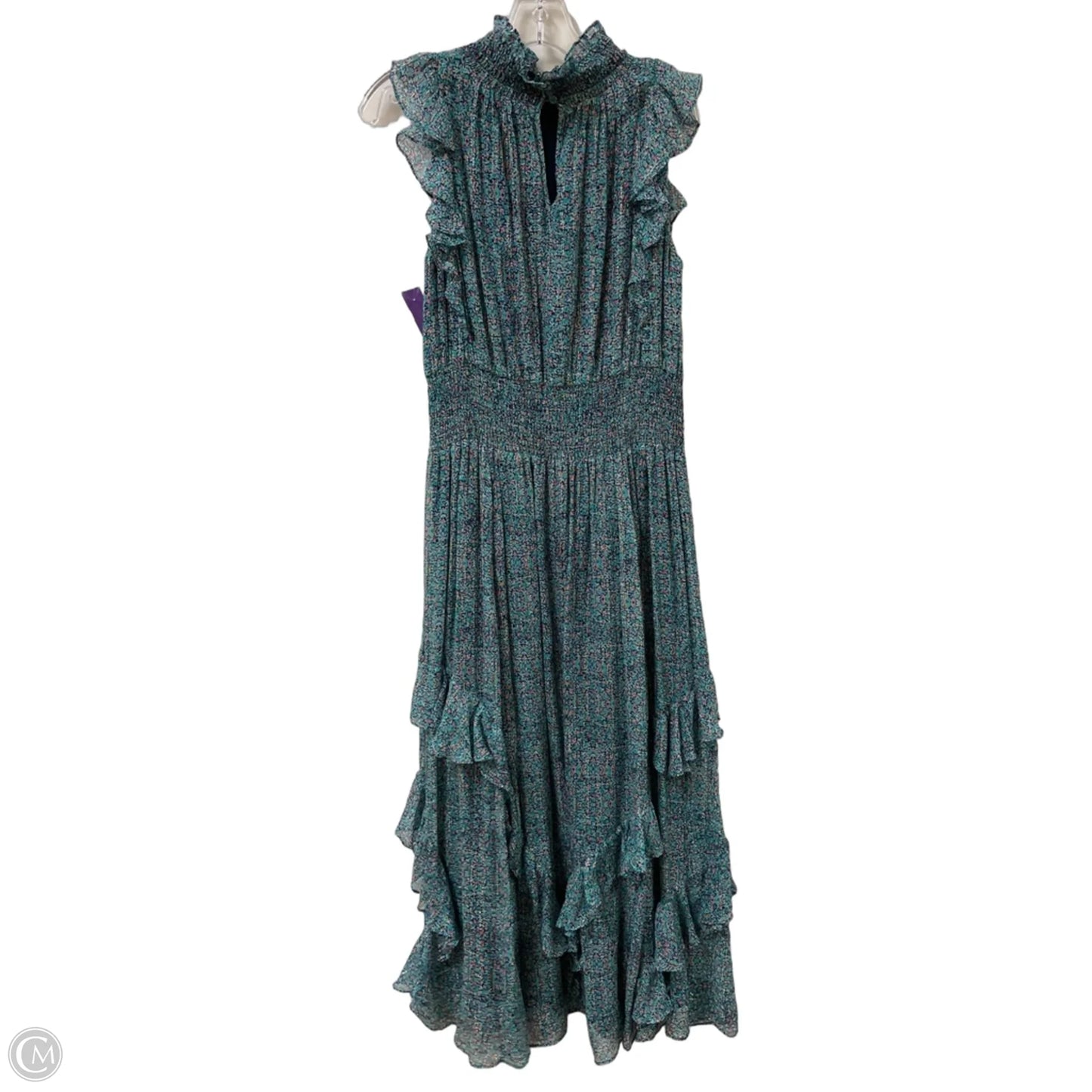 Dress Casual Maxi By Rebecca Taylor In Blue, Size: M