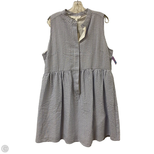 Dress Casual Midi By Adyson Parker In Blue, Size: Xl
