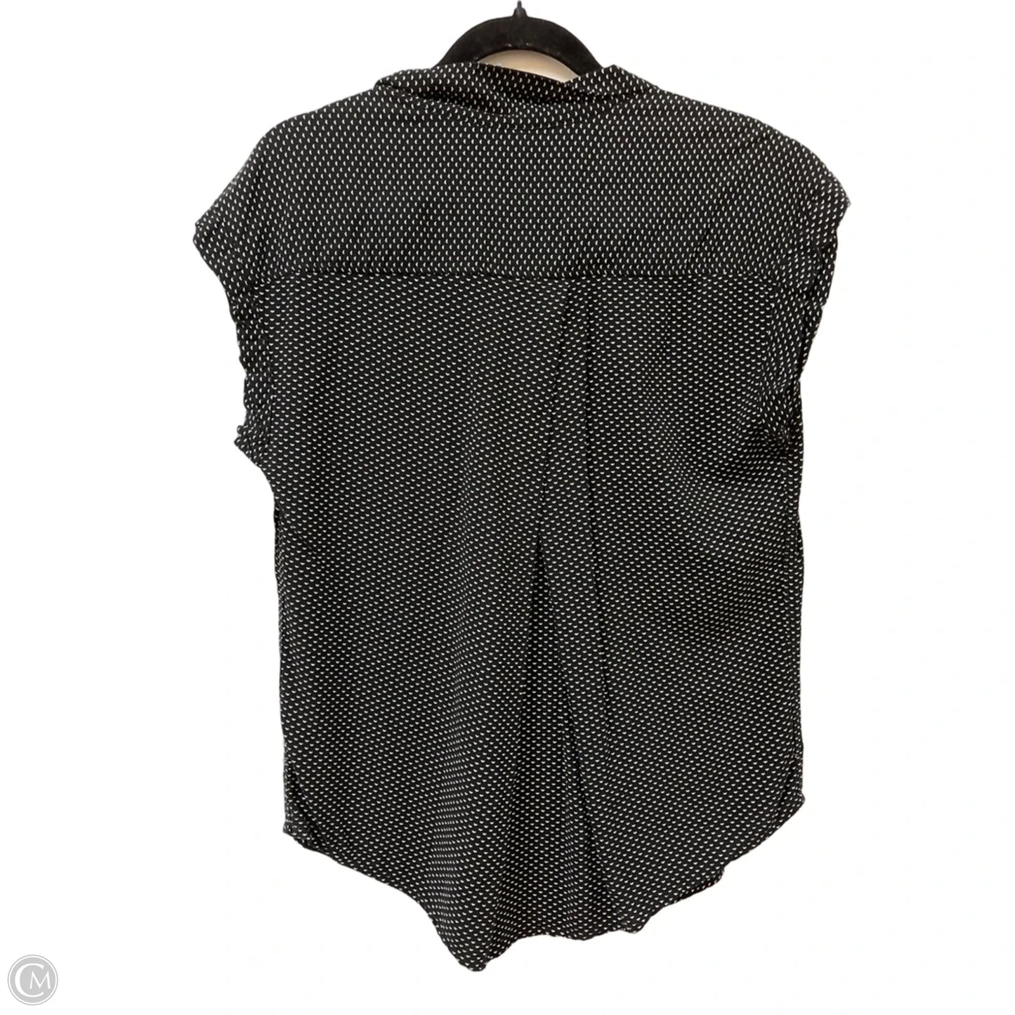 Blouse Short Sleeve By Jachs Girlfirend In Black, Size: L