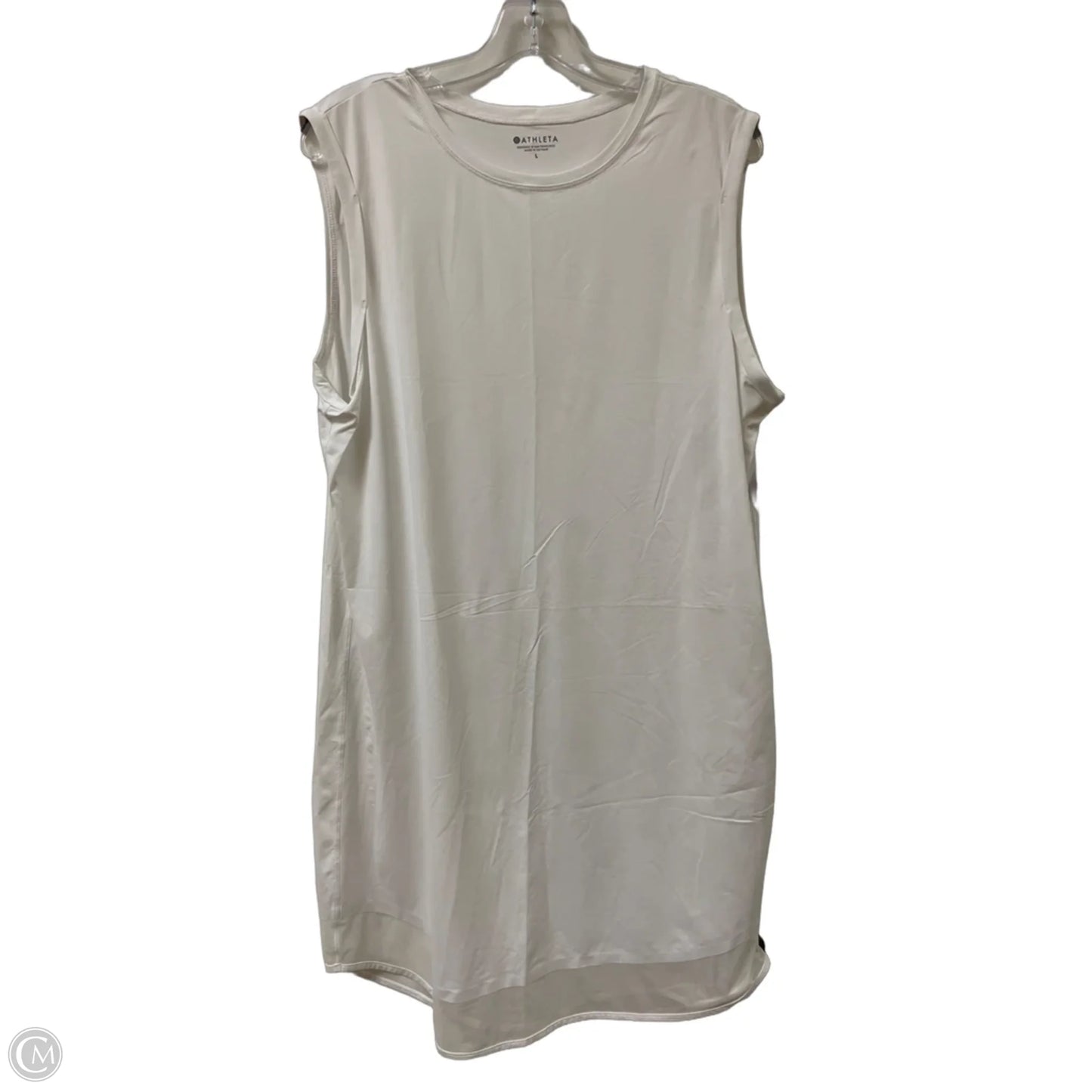 Athletic Dress By Athleta In White, Size: L