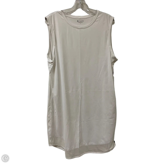 Athletic Dress By Athleta In White, Size: L