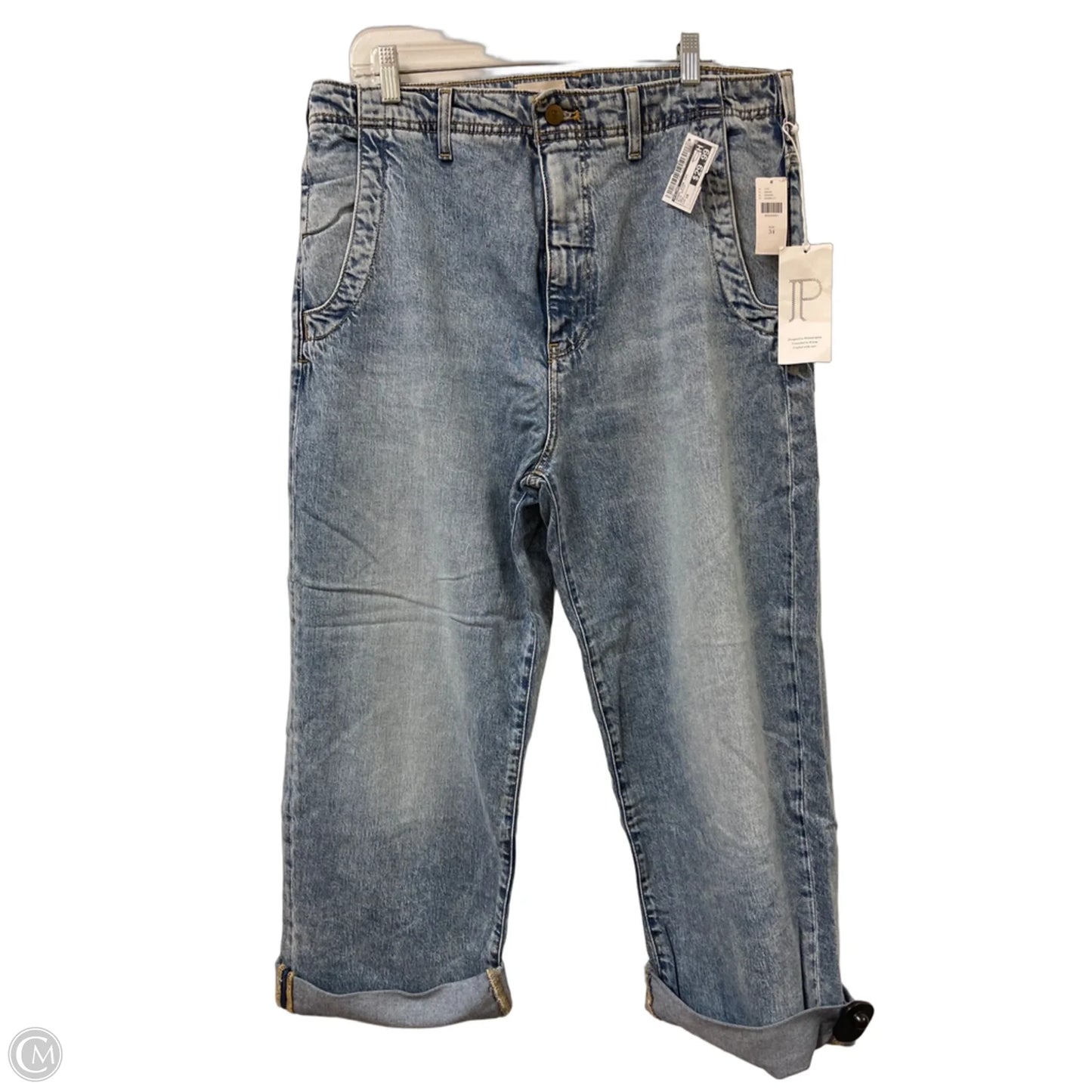 Jeans Wide Leg By Pilcro In Blue Denim, Size: 18