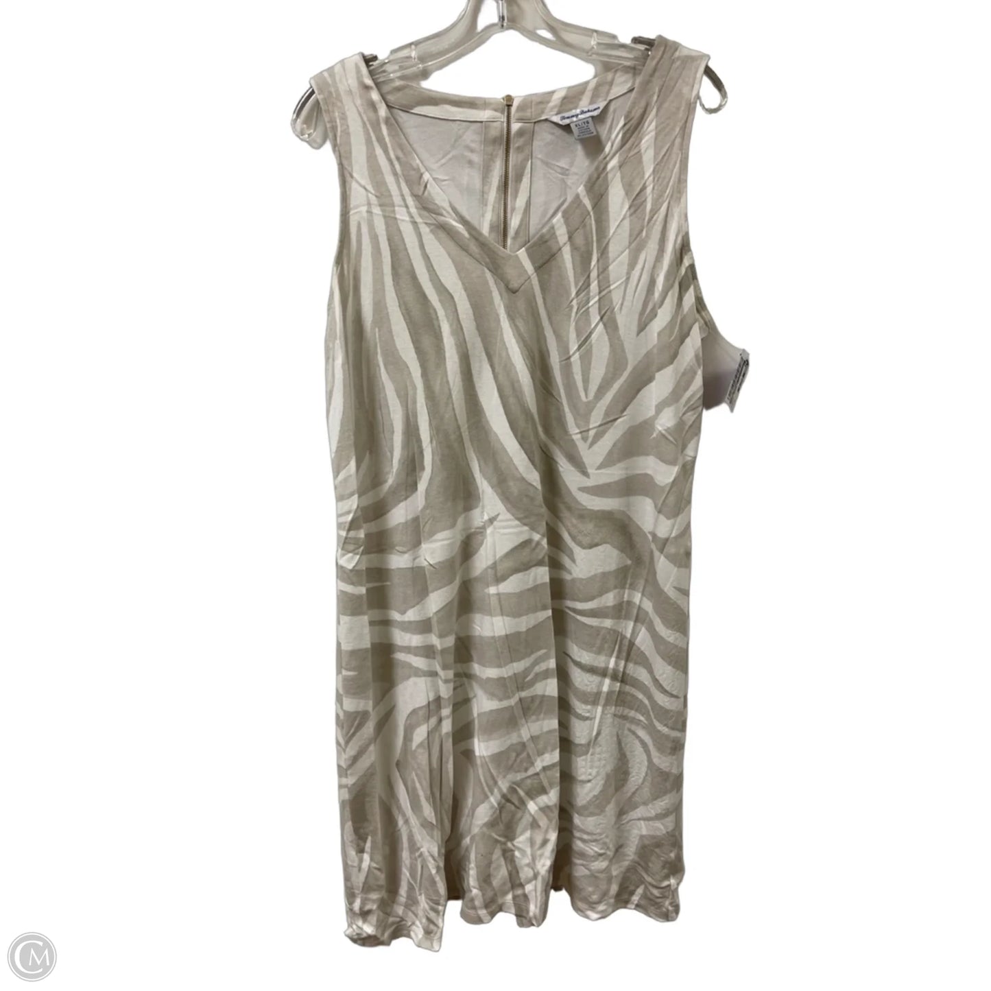 Dress Casual Midi By Tommy Bahama In Cream, Size: Xl