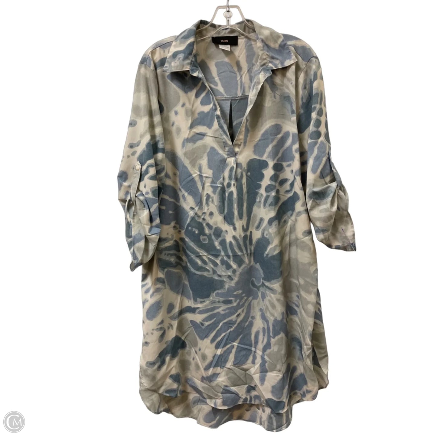 Dress Casual Midi By Clothes Mentor In Blue, Size: Xl