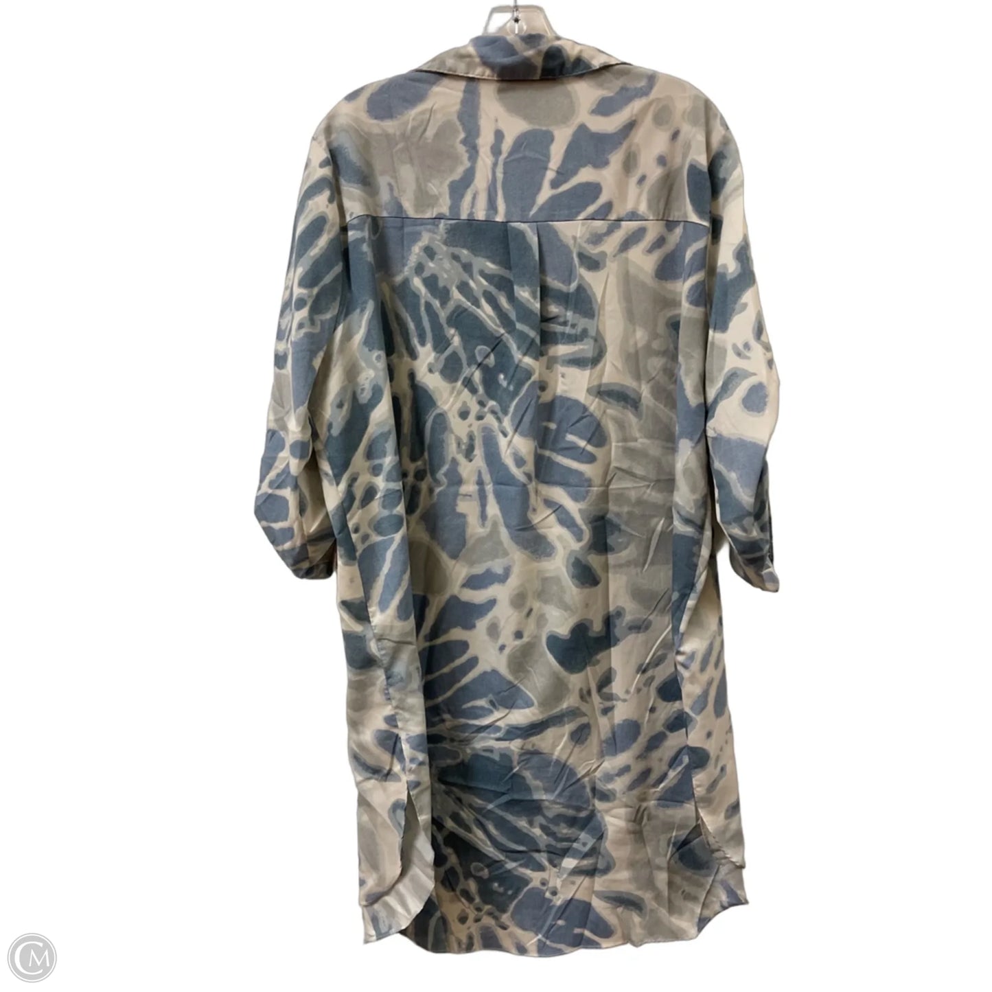 Dress Casual Midi By Clothes Mentor In Blue, Size: Xl