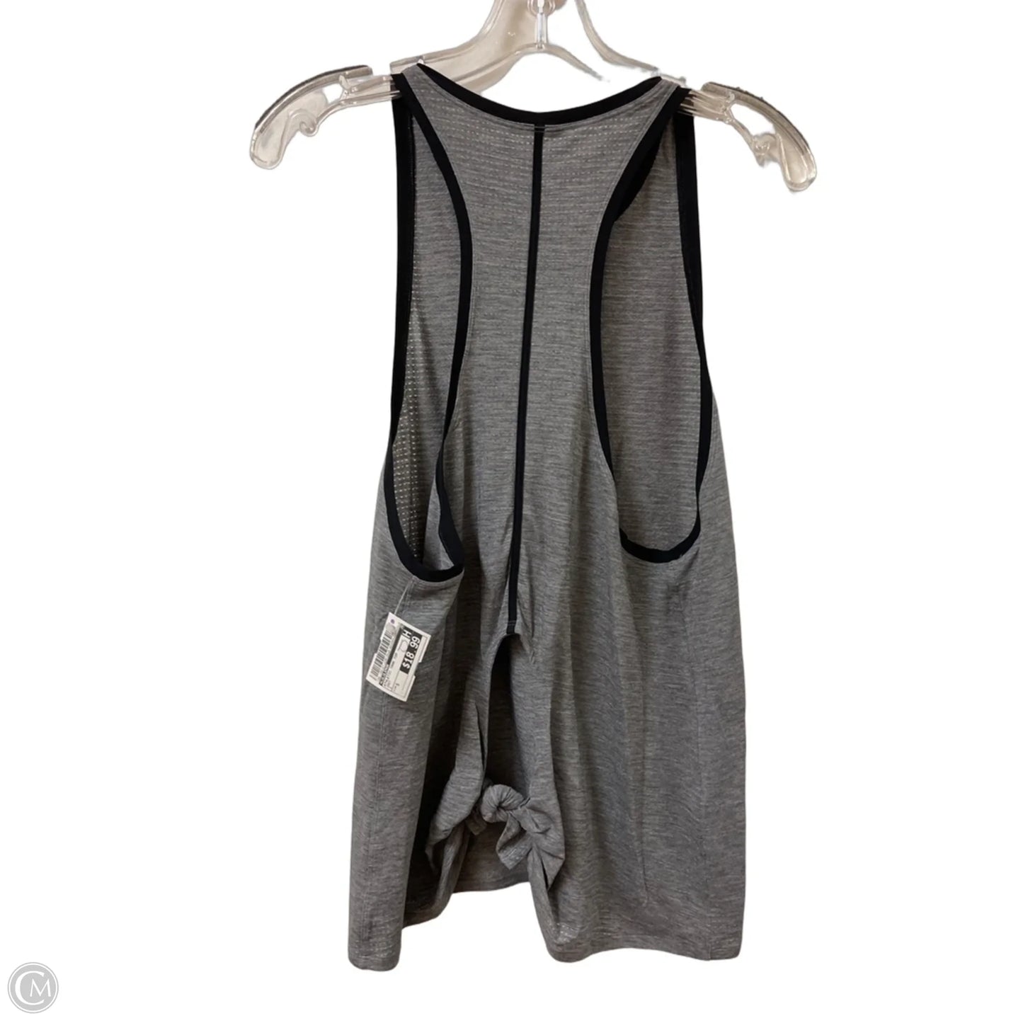 Athletic Tank Top By Lululemon In Grey, Size: S