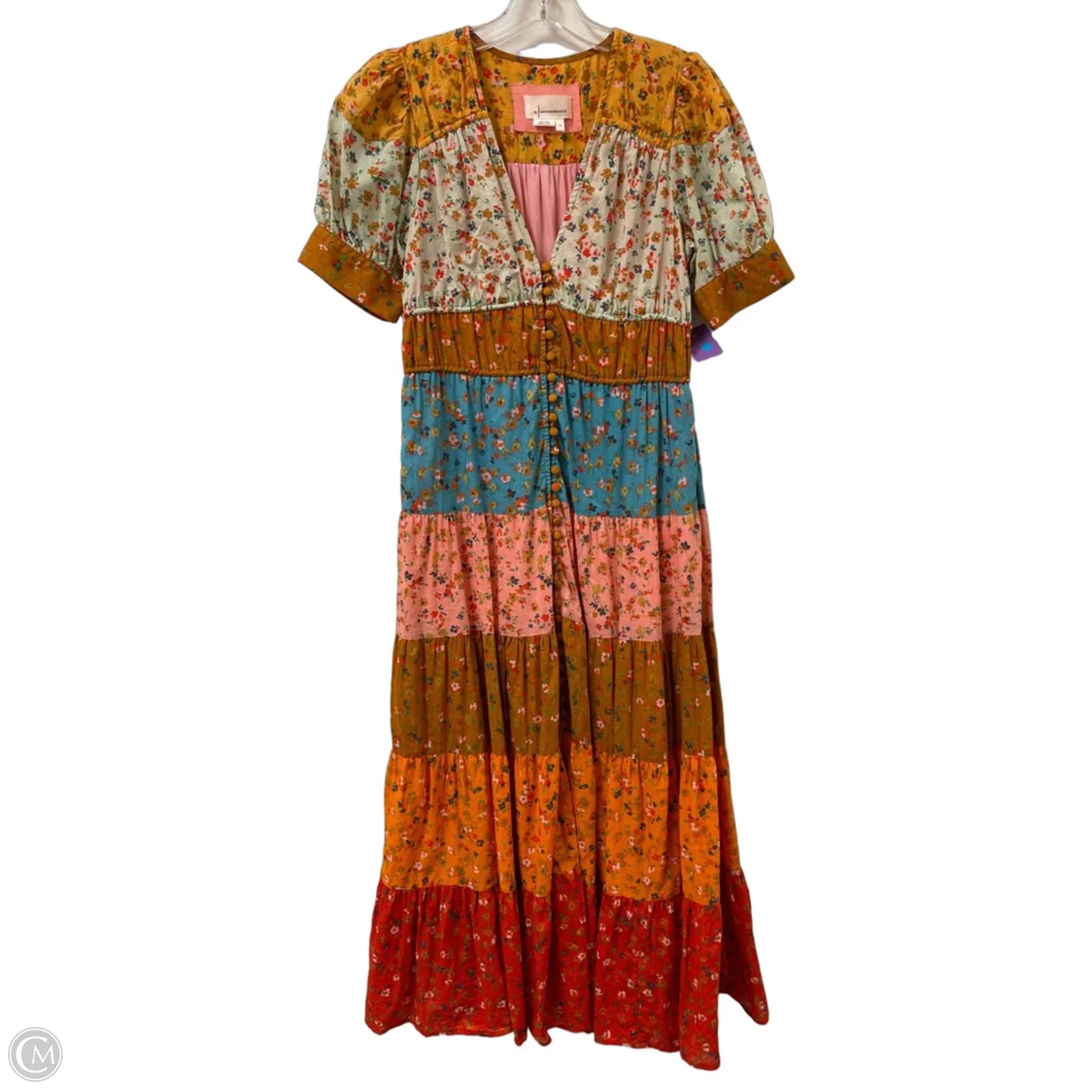 Dress Casual Maxi By Anthropologie In Floral Print, Size: Xs
