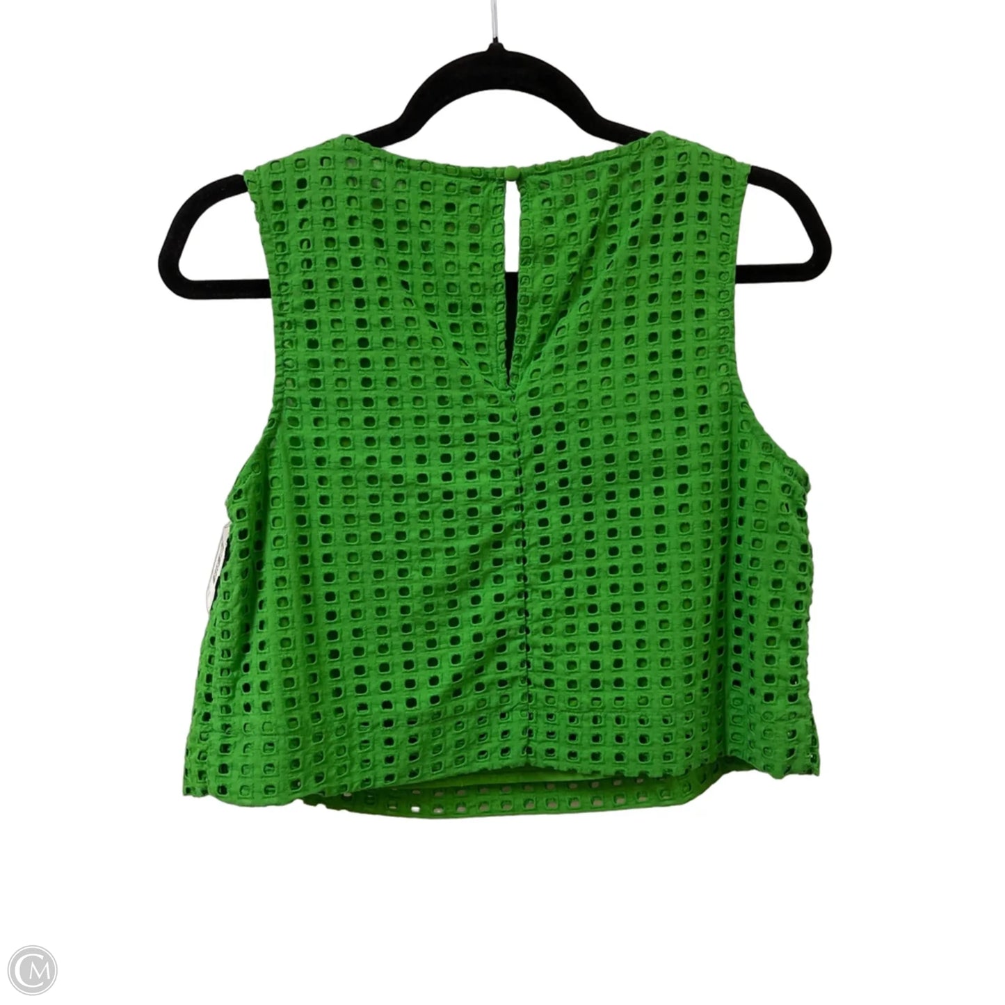 Top Sleeveless Designer By Kate Spade In Green, Size: S