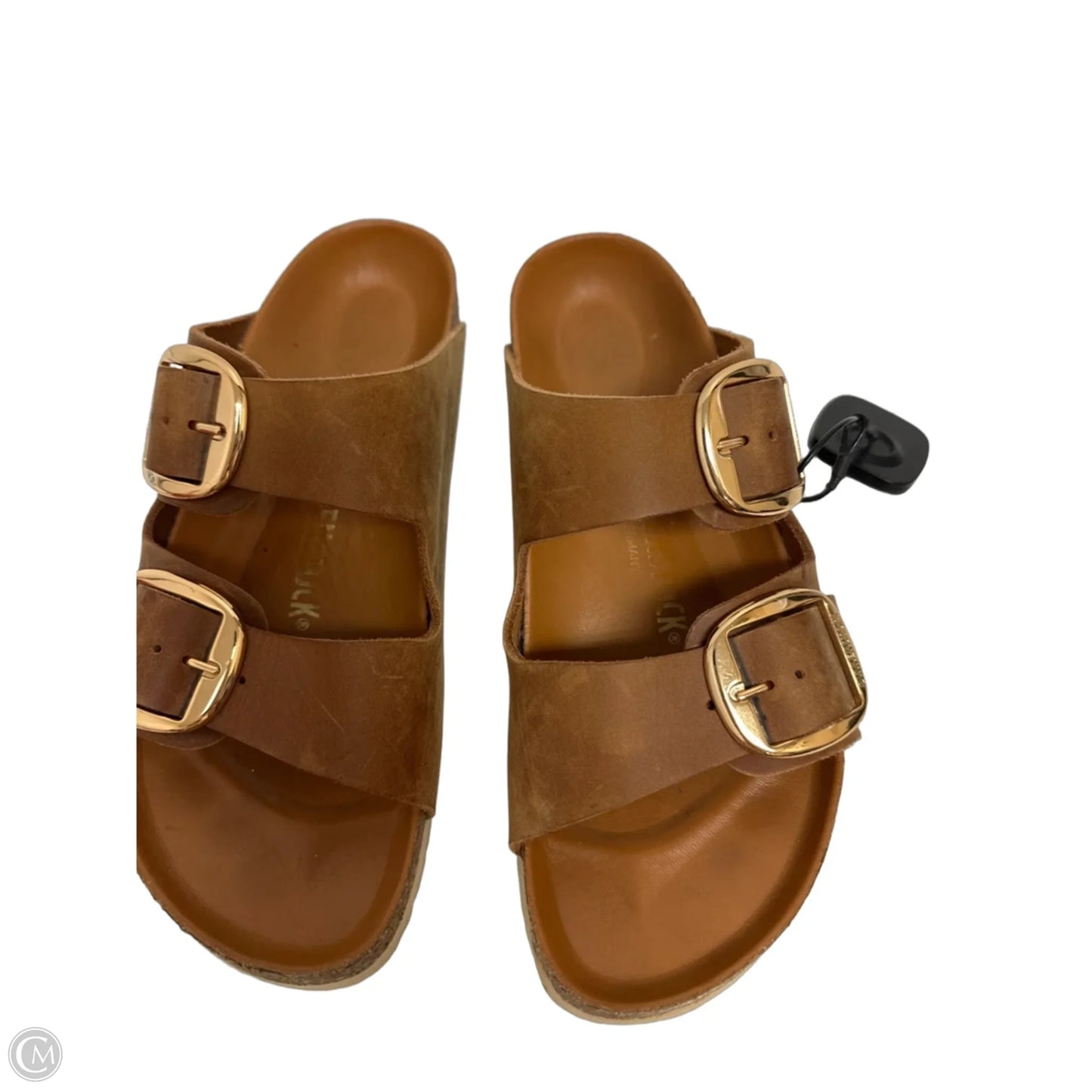 Sandals Flats By Birkenstock In Brown, Size: 8.5