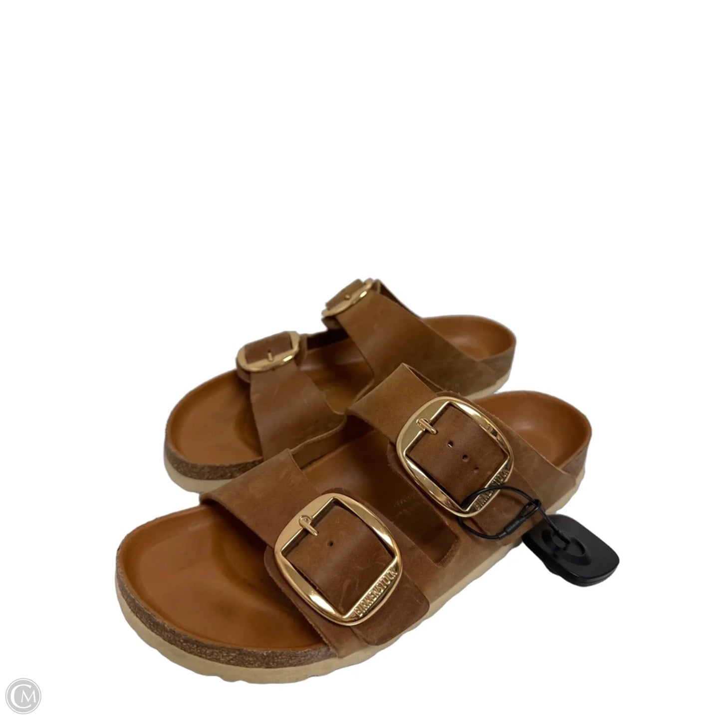 Sandals Flats By Birkenstock In Brown, Size: 8.5