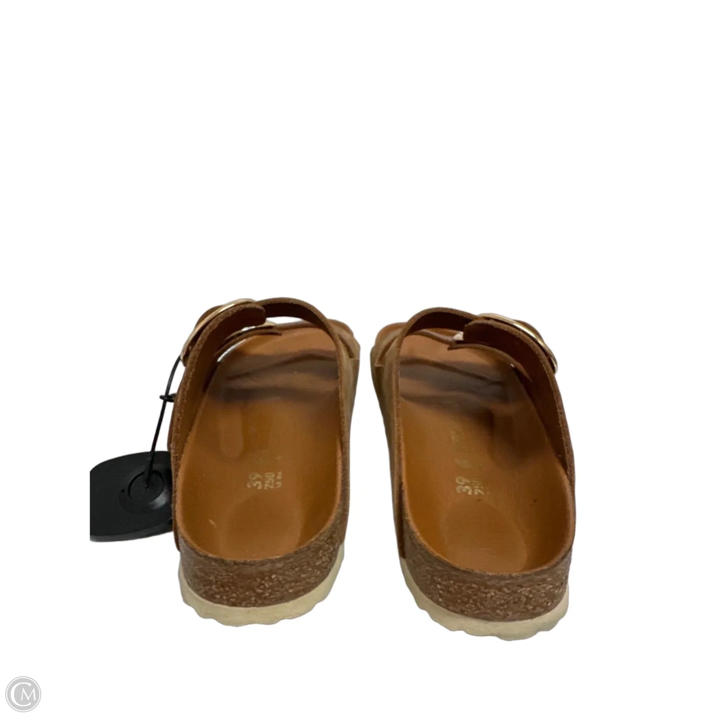 Sandals Flats By Birkenstock In Brown, Size: 8.5